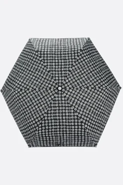 Lifestyle>10 CORSO COMO ombrello tascabile in nylon stampa cerchi Nero
