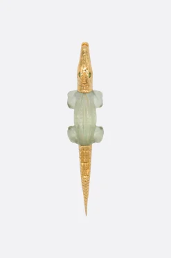 Gioielli>BIBI VAN DER VELDEN orecchini Alligator Bite in 18k Oro