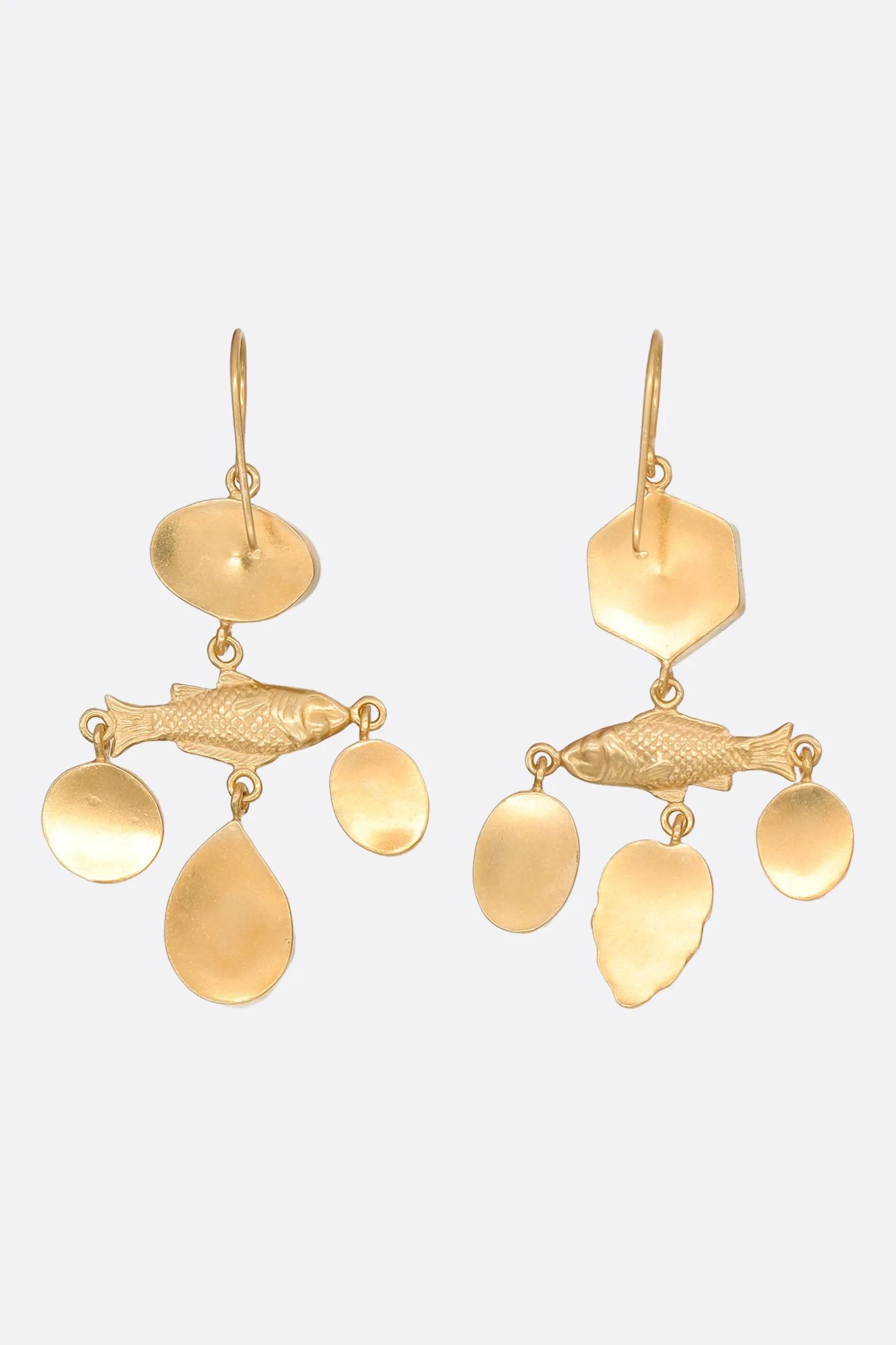 Gioielli>GRAINNE MORTON orecchini pendenti Fish Balance Multicolor