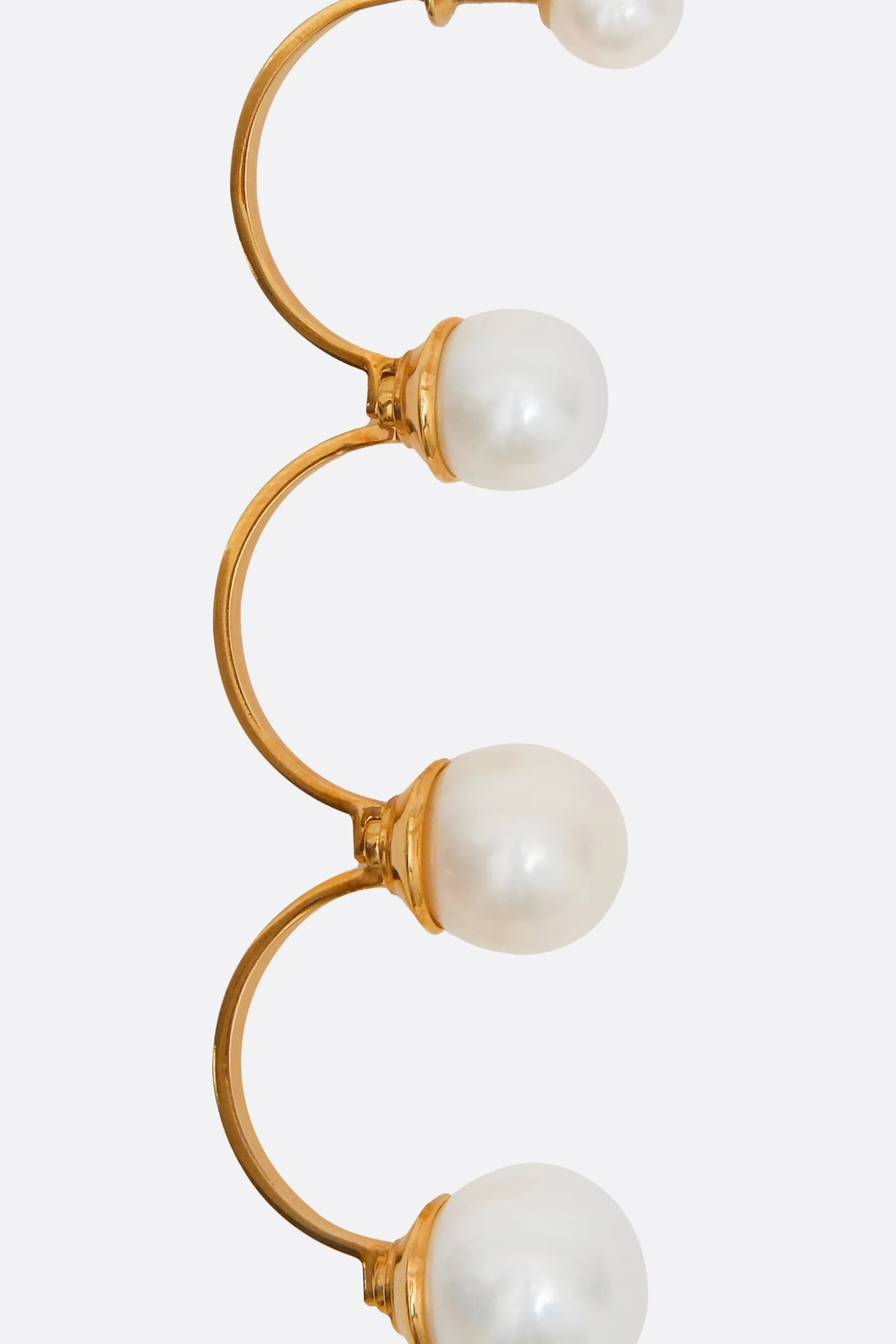 Gioielli>DELFINA DELETTREZ orecchino Multi-Pearl in Oro