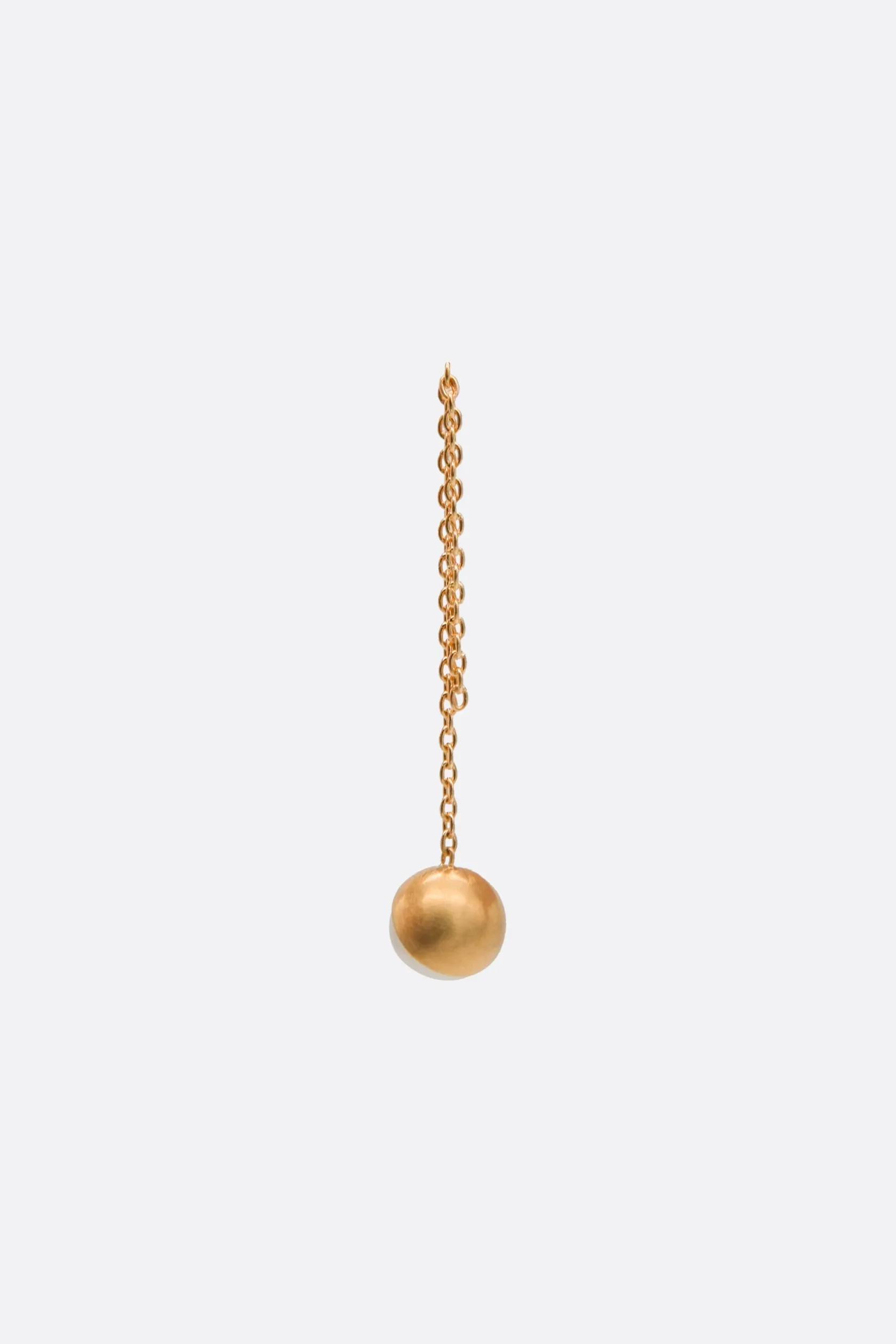 Gioielli>SHIHARA orecchino singolo Half Pearl Chain 45° Oro