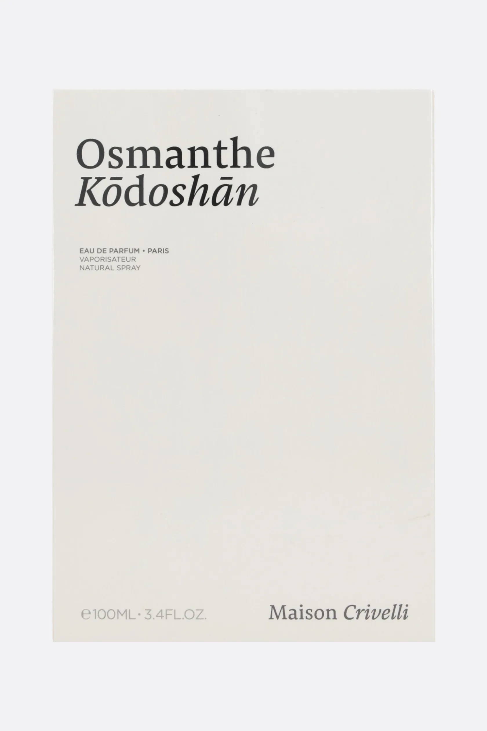 Profumi E Beauty>MAISON CRIVELLI Osmanthe Kodoshan Eau de Parfum 100 ml Neutro