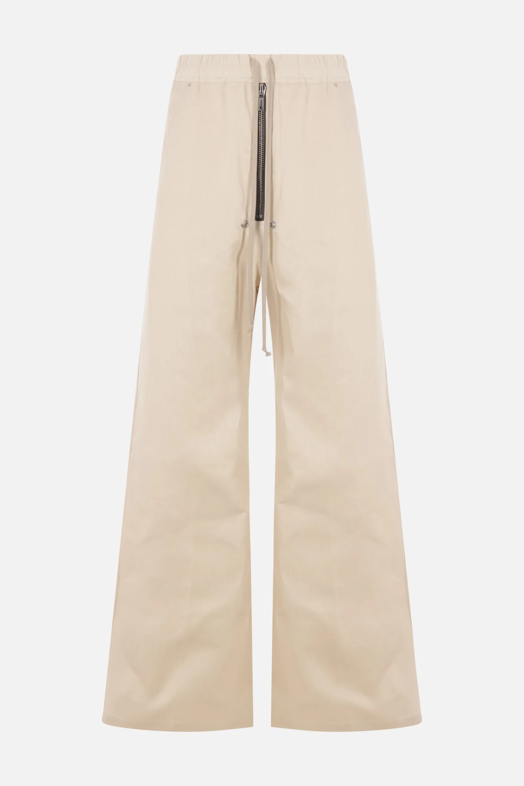 Pantaloni>RICK OWENS pantalone a gamba ampia Bela in lino Bianco