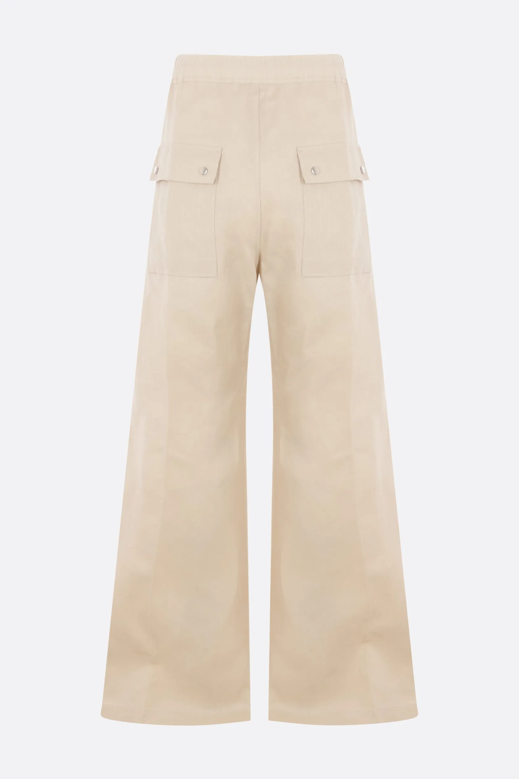 Pantaloni>RICK OWENS pantalone a gamba ampia Bela in lino Bianco