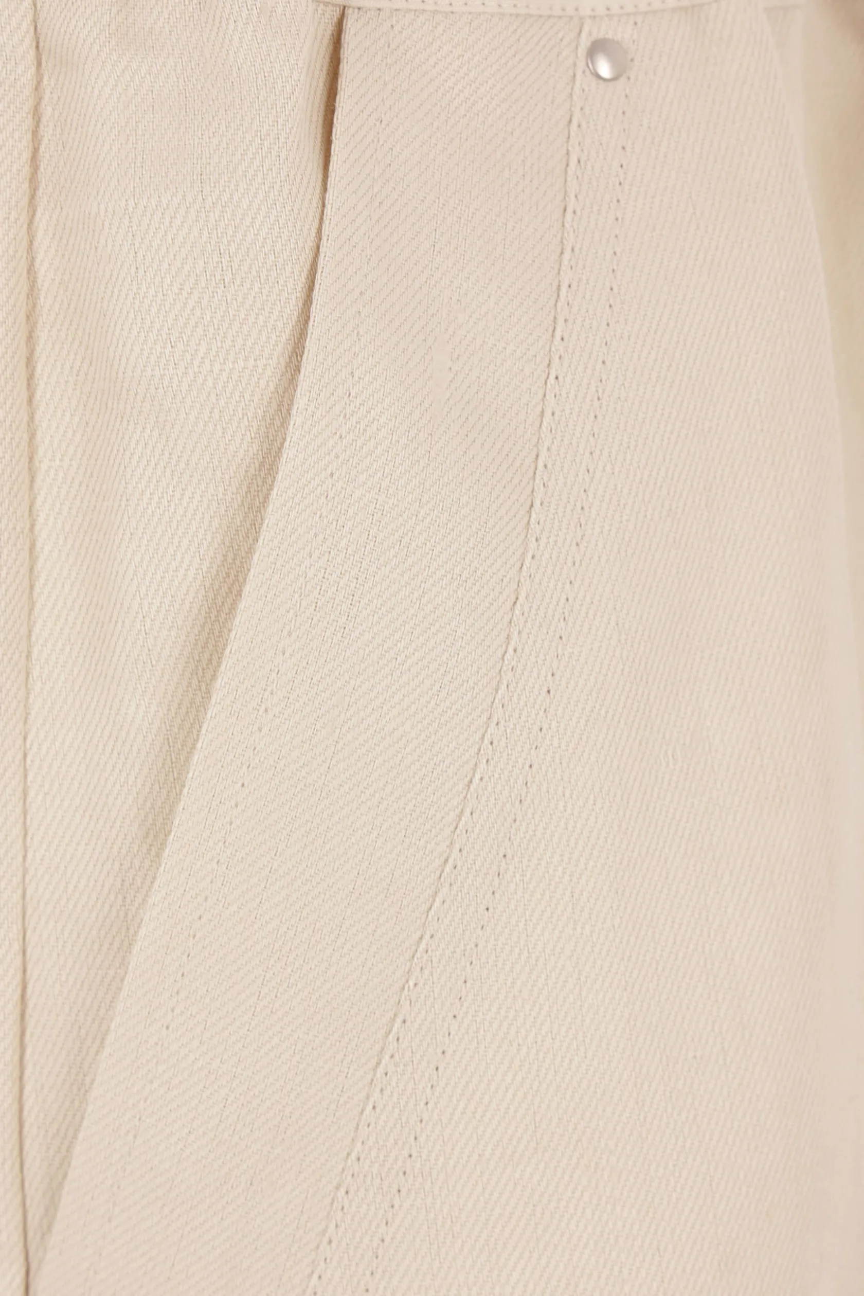 Pantaloni>RICK OWENS pantalone a gamba ampia Bela in lino Bianco