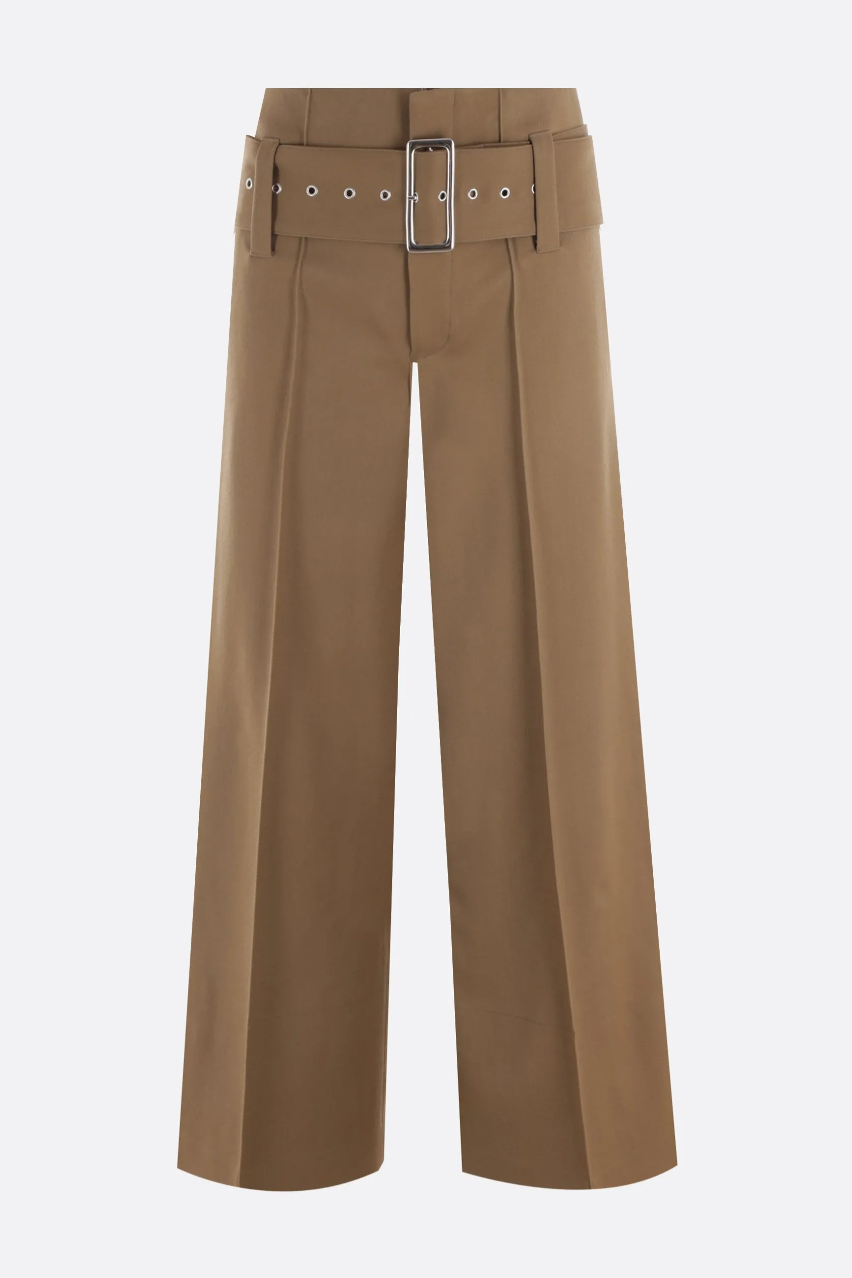 Pantaloni>10 CORSO COMO pantalone a gamba ampia in cotone Neutro