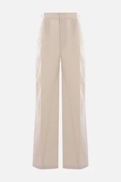 Pantaloni>MAISON MARGIELA pantalone a gamba ampia in misto cotone Grigio