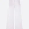 Pantaloni>ALBERTO BIANI pantalone a gamba ampia in cotone Bianco