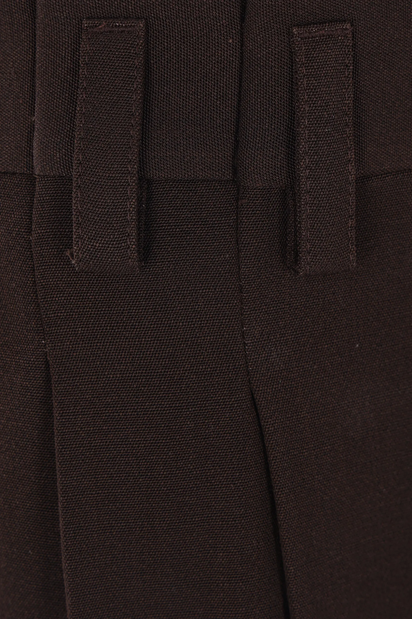 Pantaloni>JIL SANDER pantalone a gamba ampia in misto seta Marrone