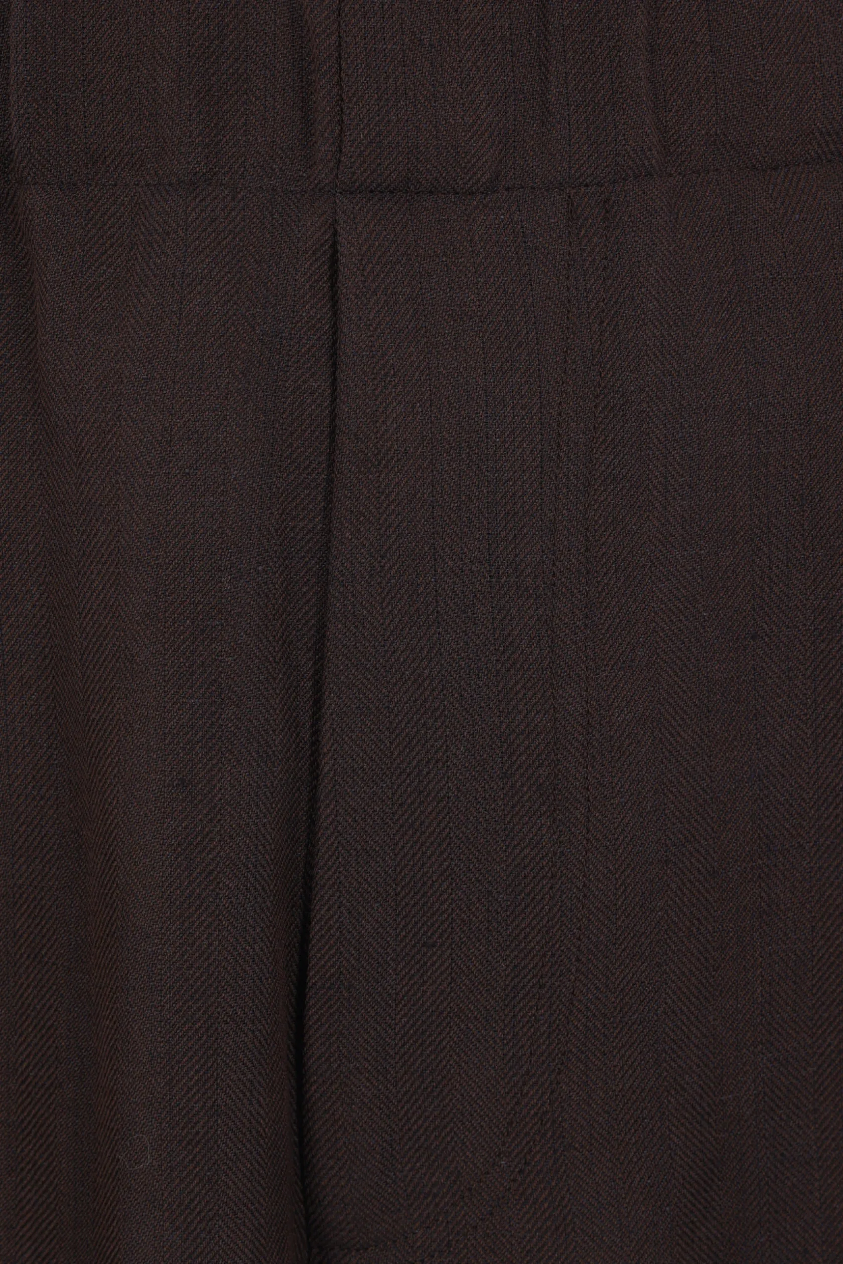 Pantaloni>DRIES VAN NOTEN pantalone a gamba ampia Pilan in lino e lana Marrone