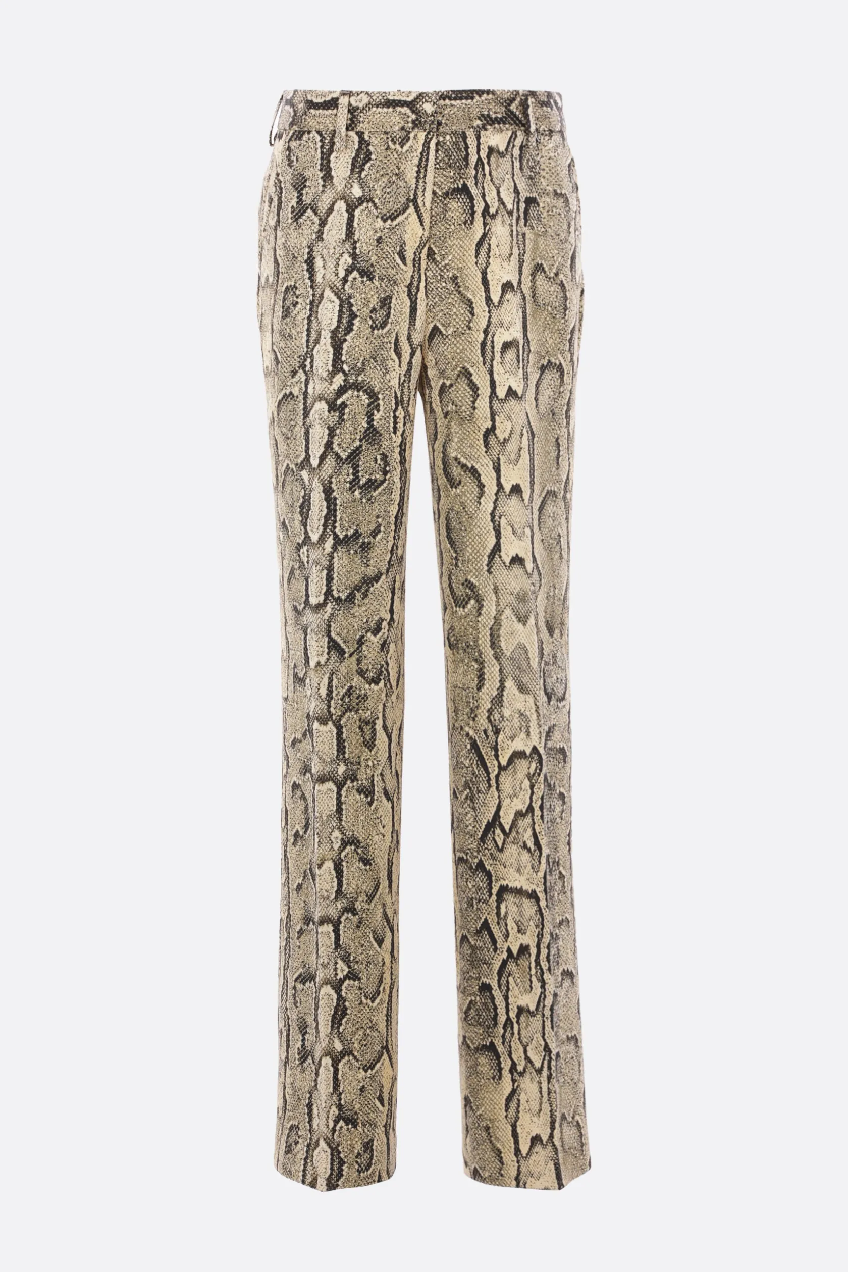 Pantaloni>DRIES VAN NOTEN pantalone a gamba dritta Pulla in misto cotone Neutro