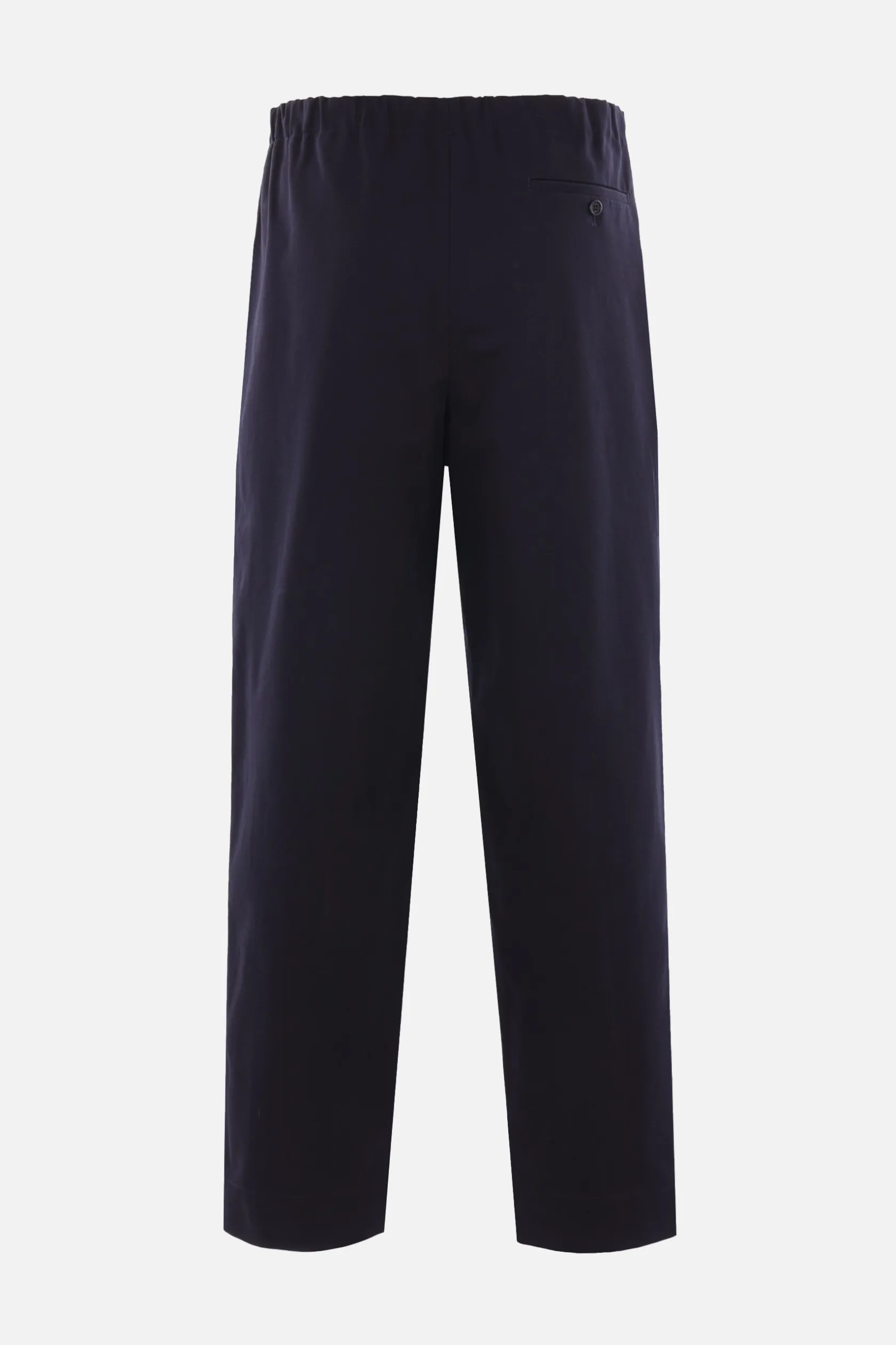 Pantaloni>META CAMPANIA COLLECTIVE pantalone a gamba dritta in gabardine Blu