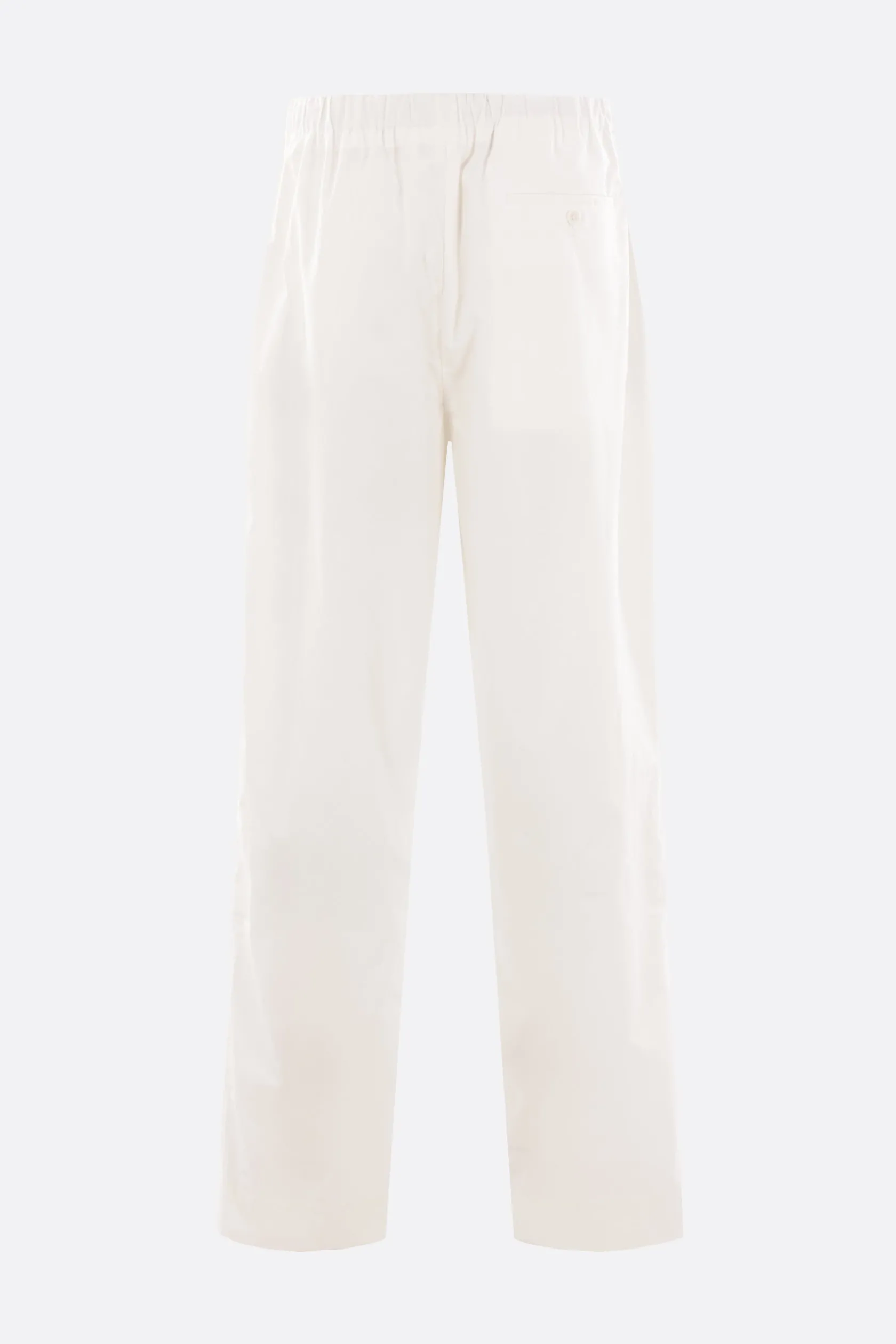 Pantaloni>META CAMPANIA COLLECTIVE pantalone a gamba dritta in popeline Bianco
