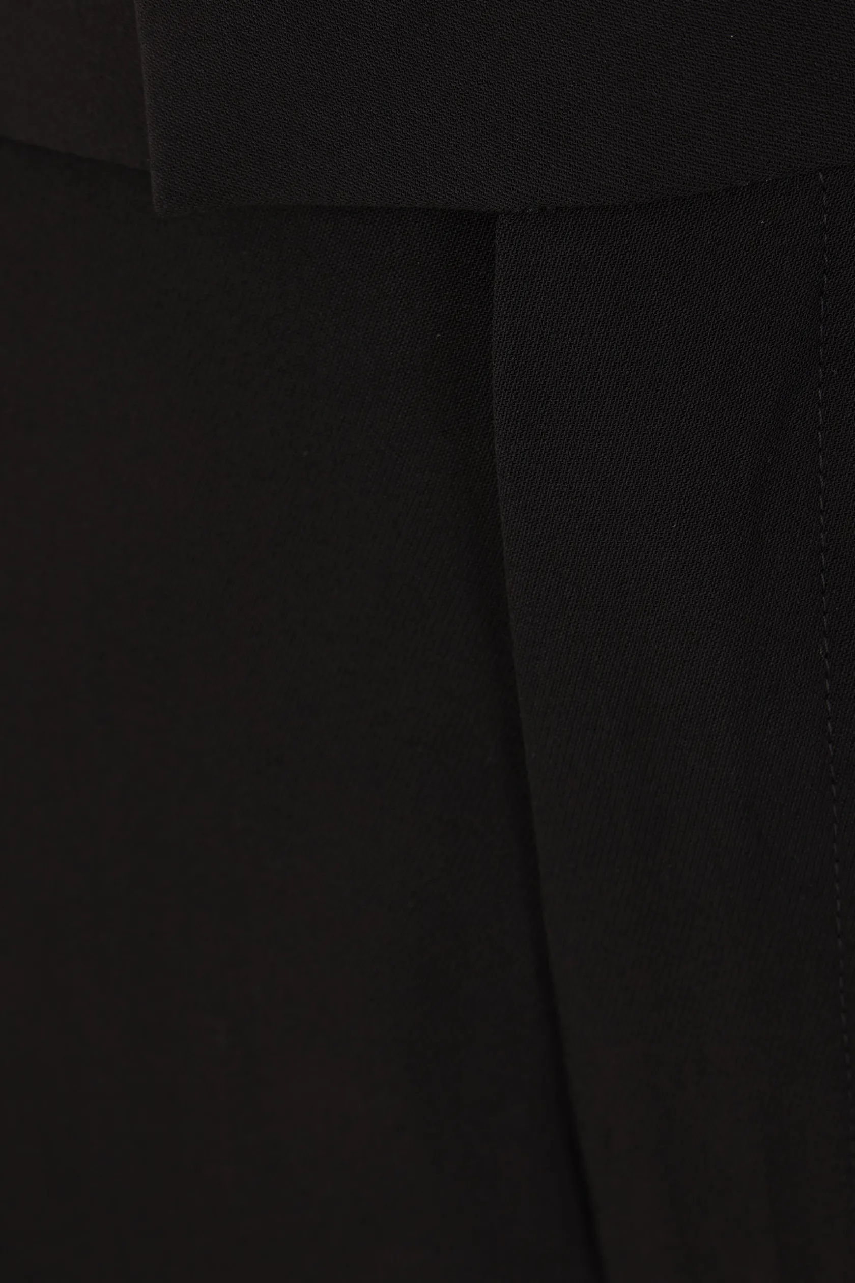 Pantaloni>ANN DEMEULEMEESTER pantalone a gamba dritta Maaike in twill Nero