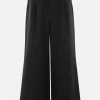 Pantaloni>COMME DES GARÇONS HOMME pantalone a gamba larga in lana Nero