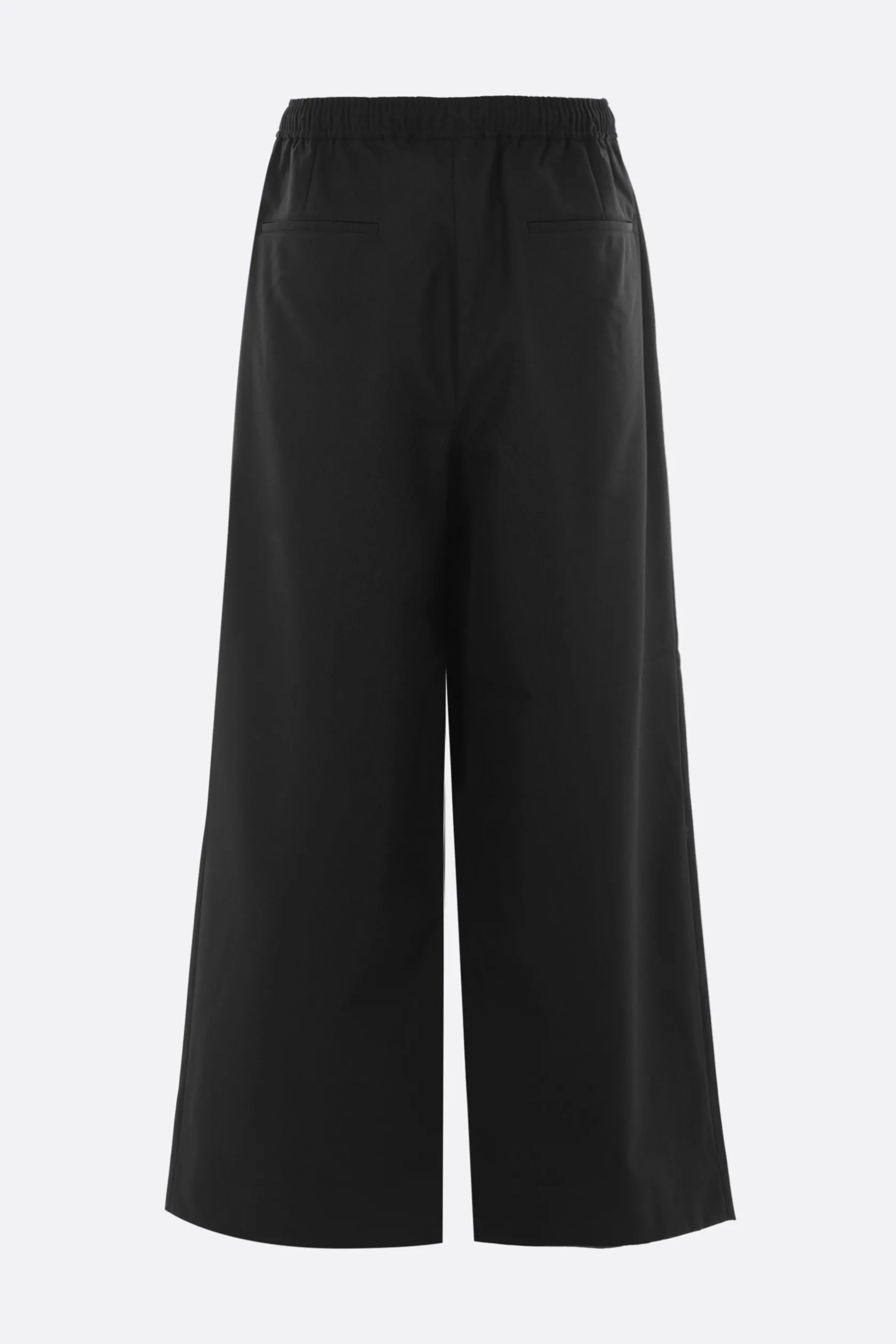 Pantaloni>COMME DES GARÇONS HOMME pantalone a gamba larga in lana Nero