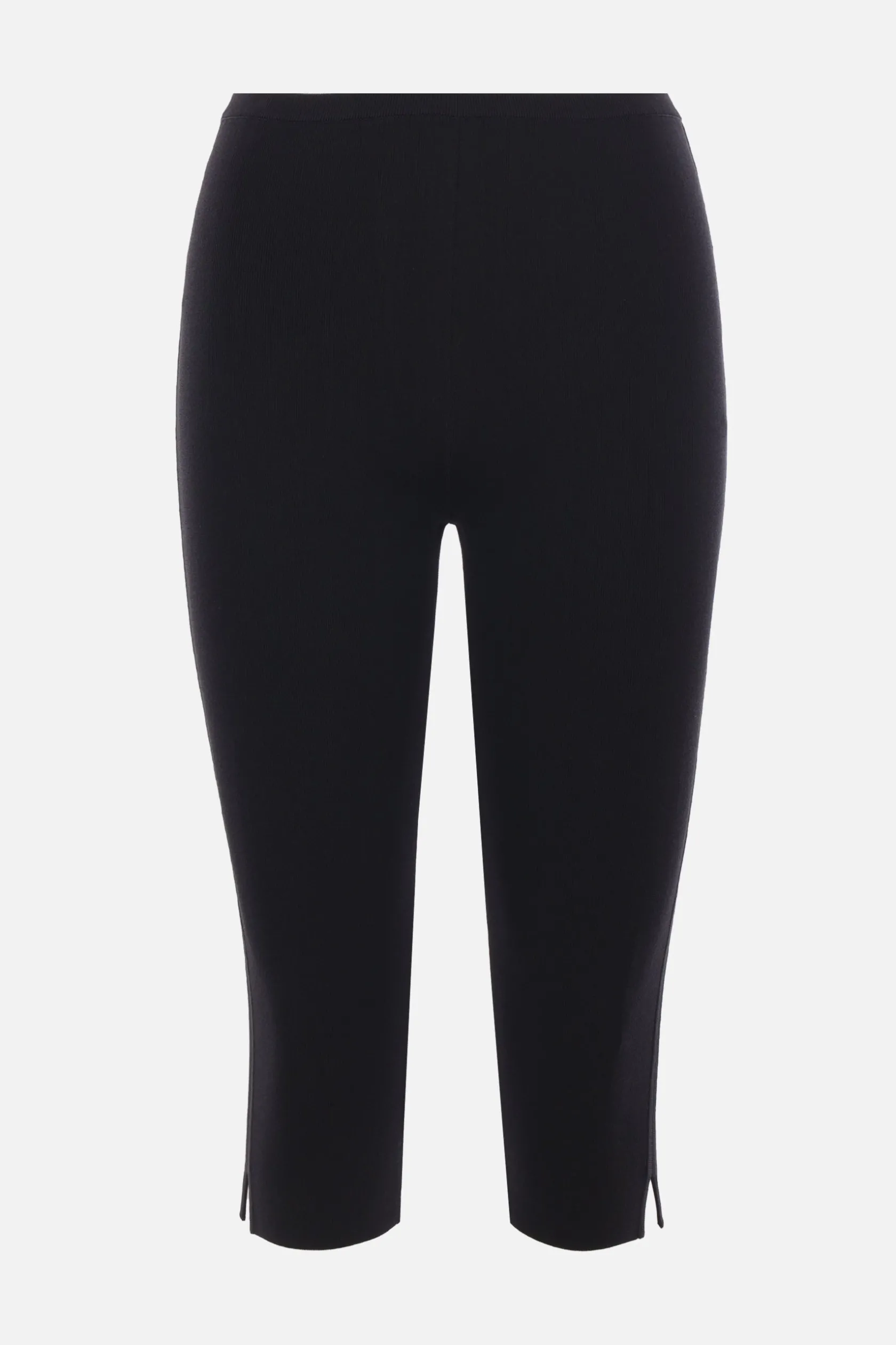 Pantaloni>TOTEME pantalone capri in jersey compatto Nero