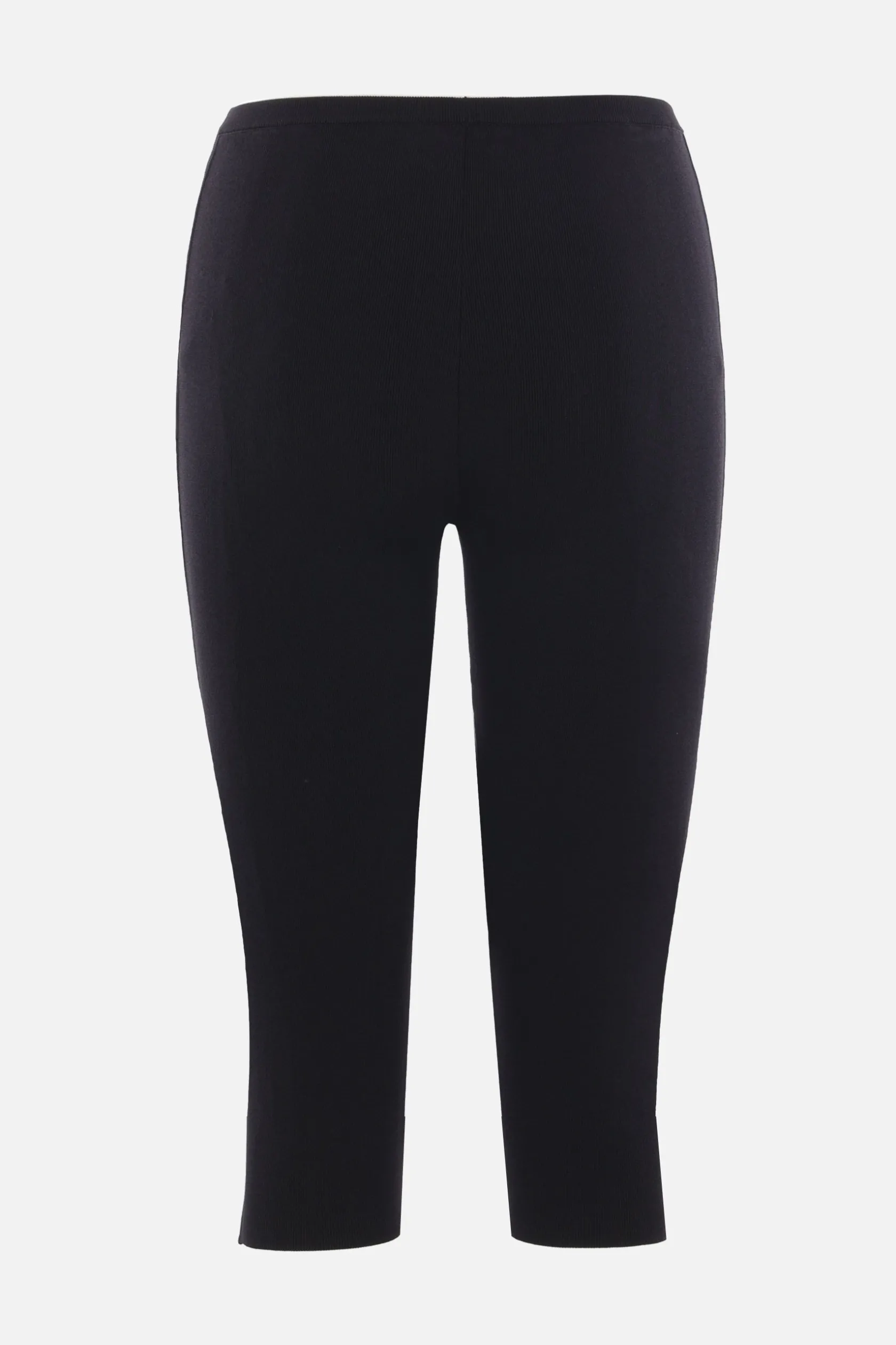 Pantaloni>TOTEME pantalone capri in jersey compatto Nero