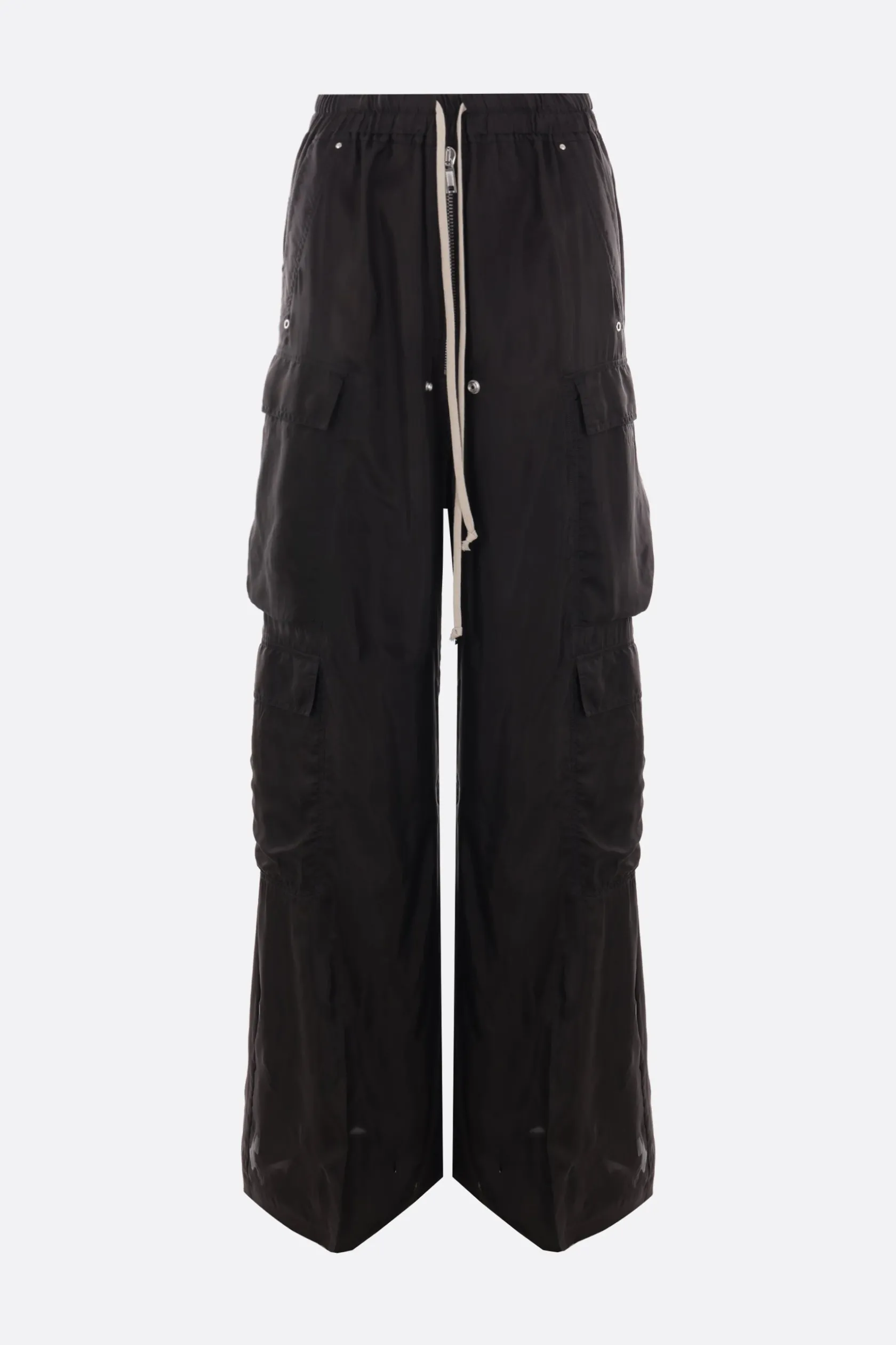 Pantaloni>RICK OWENS pantalone cargo Belas in cupro Nero