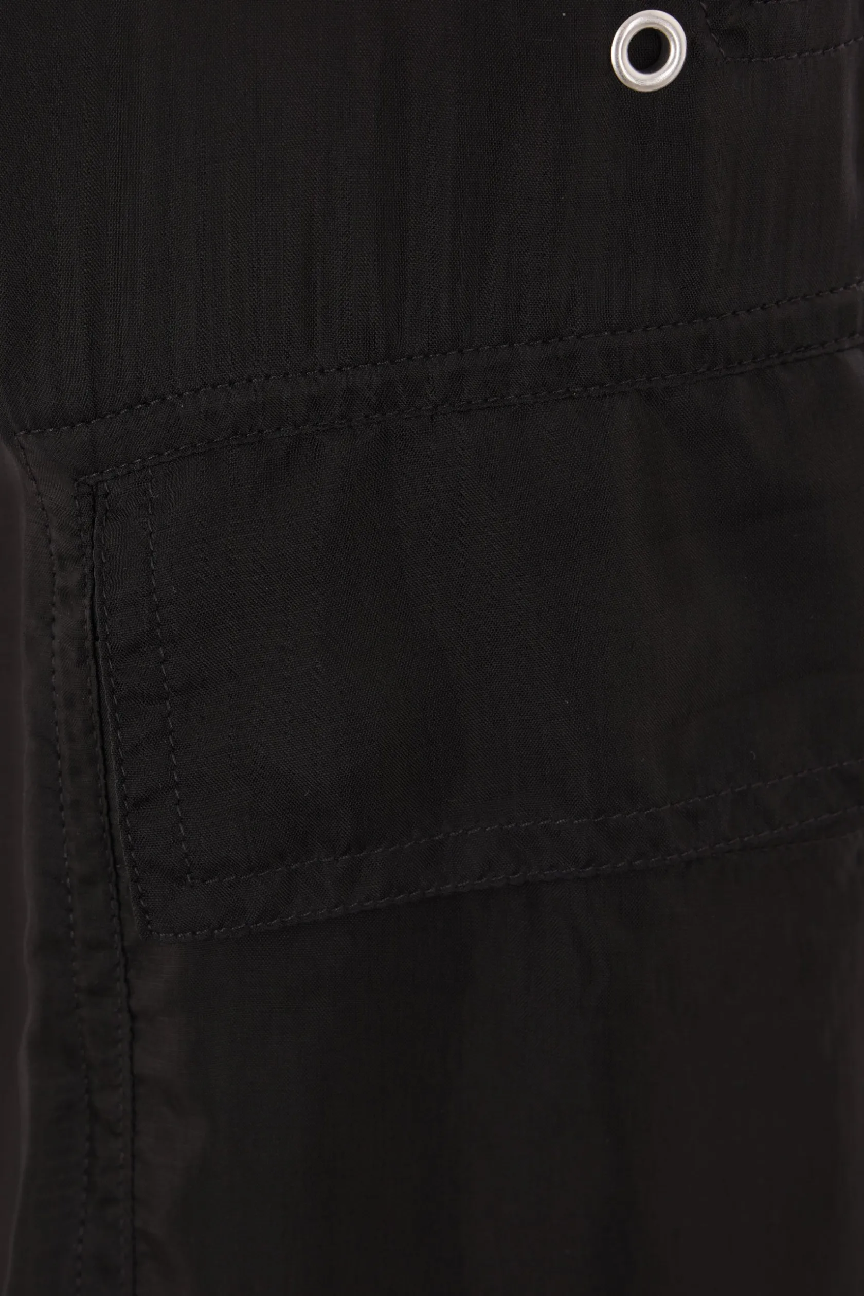 Pantaloni>RICK OWENS pantalone cargo Belas in cupro Nero
