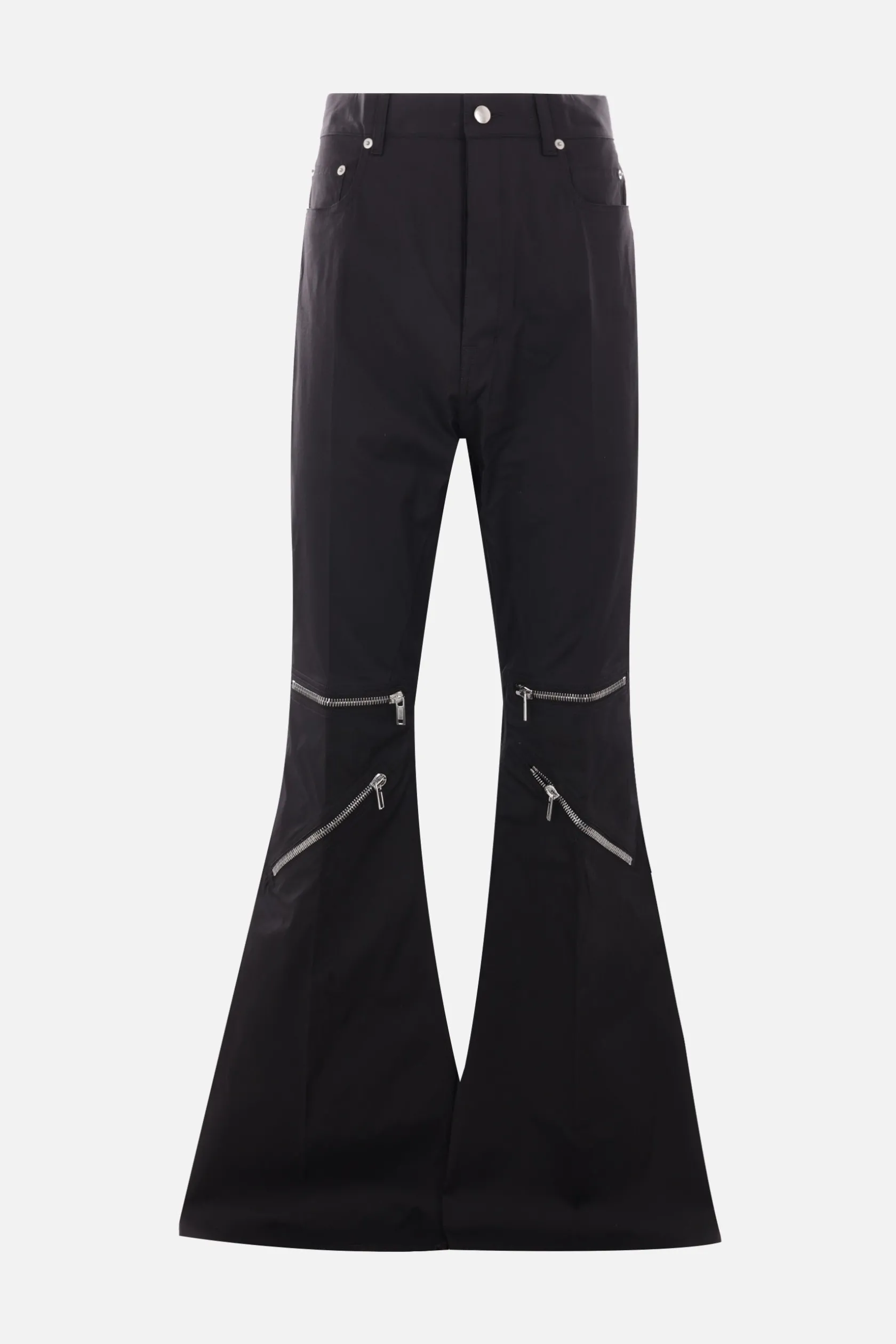 Jeans>RICK OWENS pantalone cargo Bolan in cotone stretch Nero