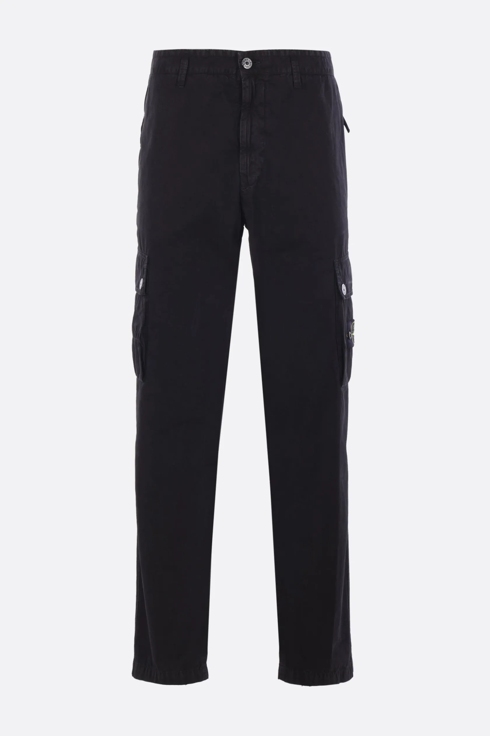 Pantaloni>STONE ISLAND pantalone cargo in cotone Nero