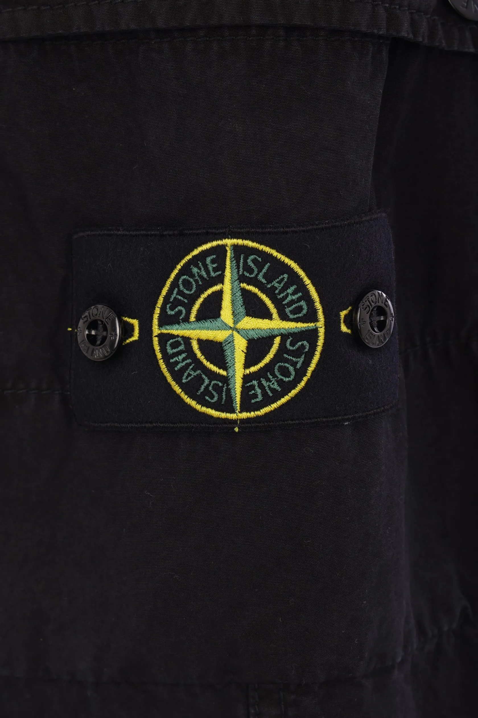 Pantaloni>STONE ISLAND pantalone cargo in cotone Nero