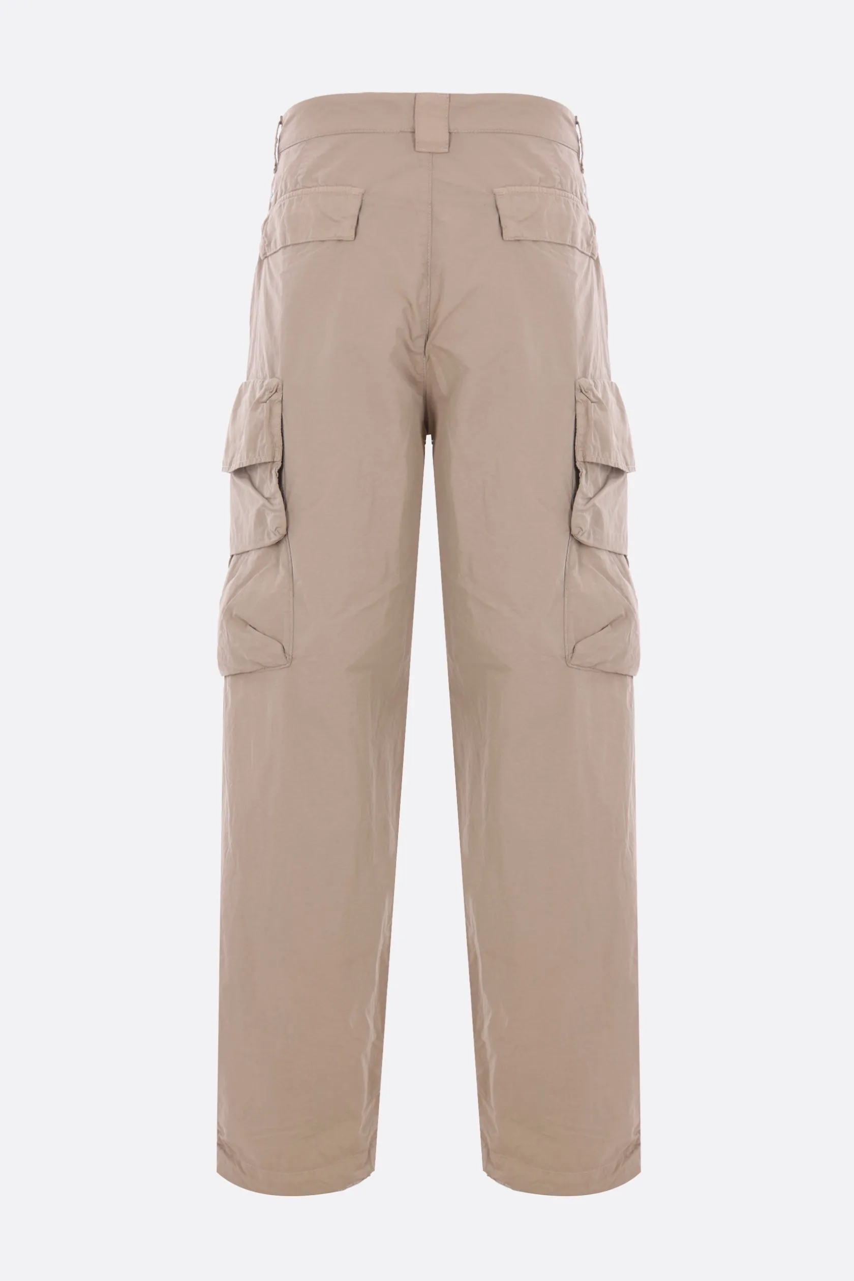 Pantaloni>C.P. COMPANY pantalone cargo in Flatt Nylon Neutro