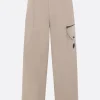 Pantaloni>C.P. COMPANY pantalone cargo in Microreps Neutro