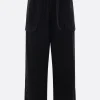 Pantaloni>Y-3 pantalone cargo in twill Nero