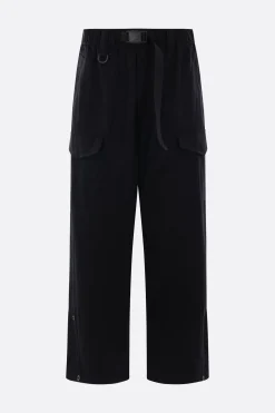 Pantaloni>Y-3 pantalone cargo in twill Nero