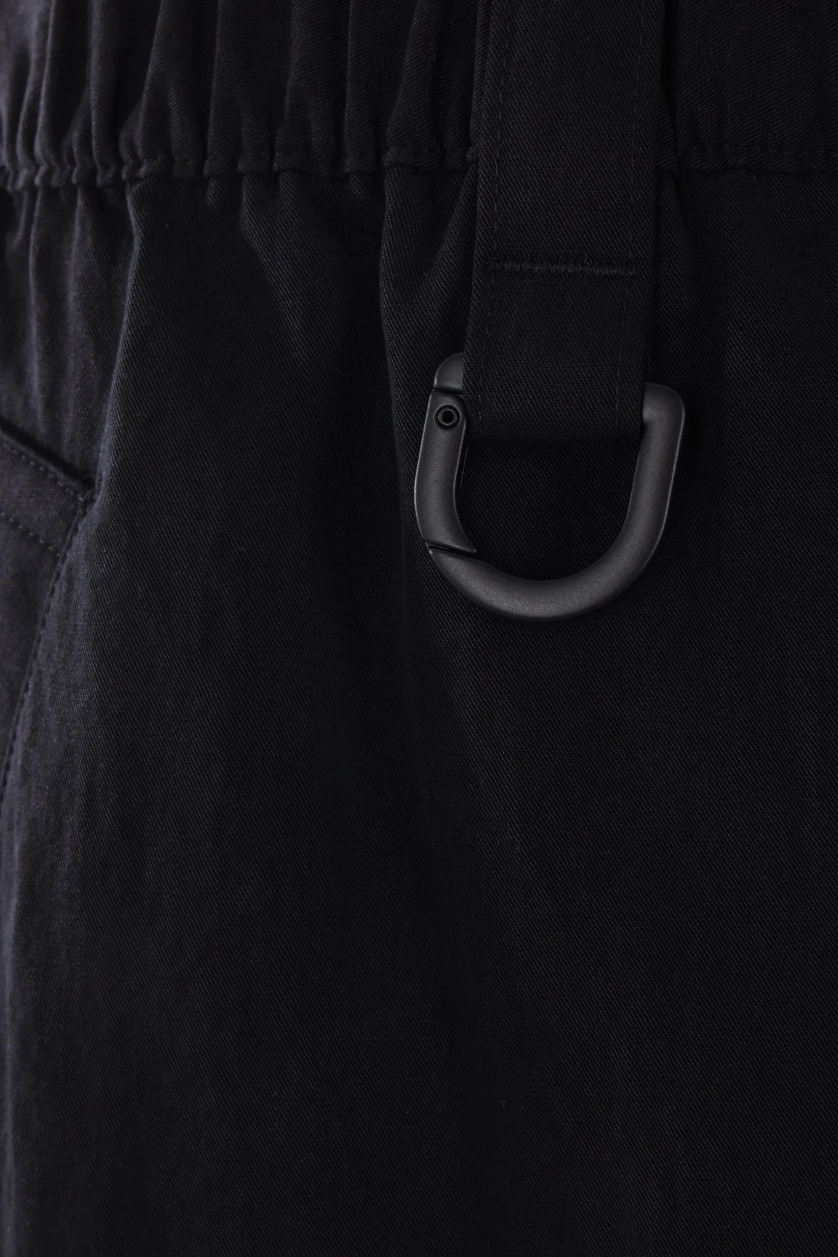 Pantaloni>Y-3 pantalone cargo in twill Nero