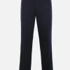 Pantaloni>J.PRESS pantalone chino in gabardine con risvolti Blu