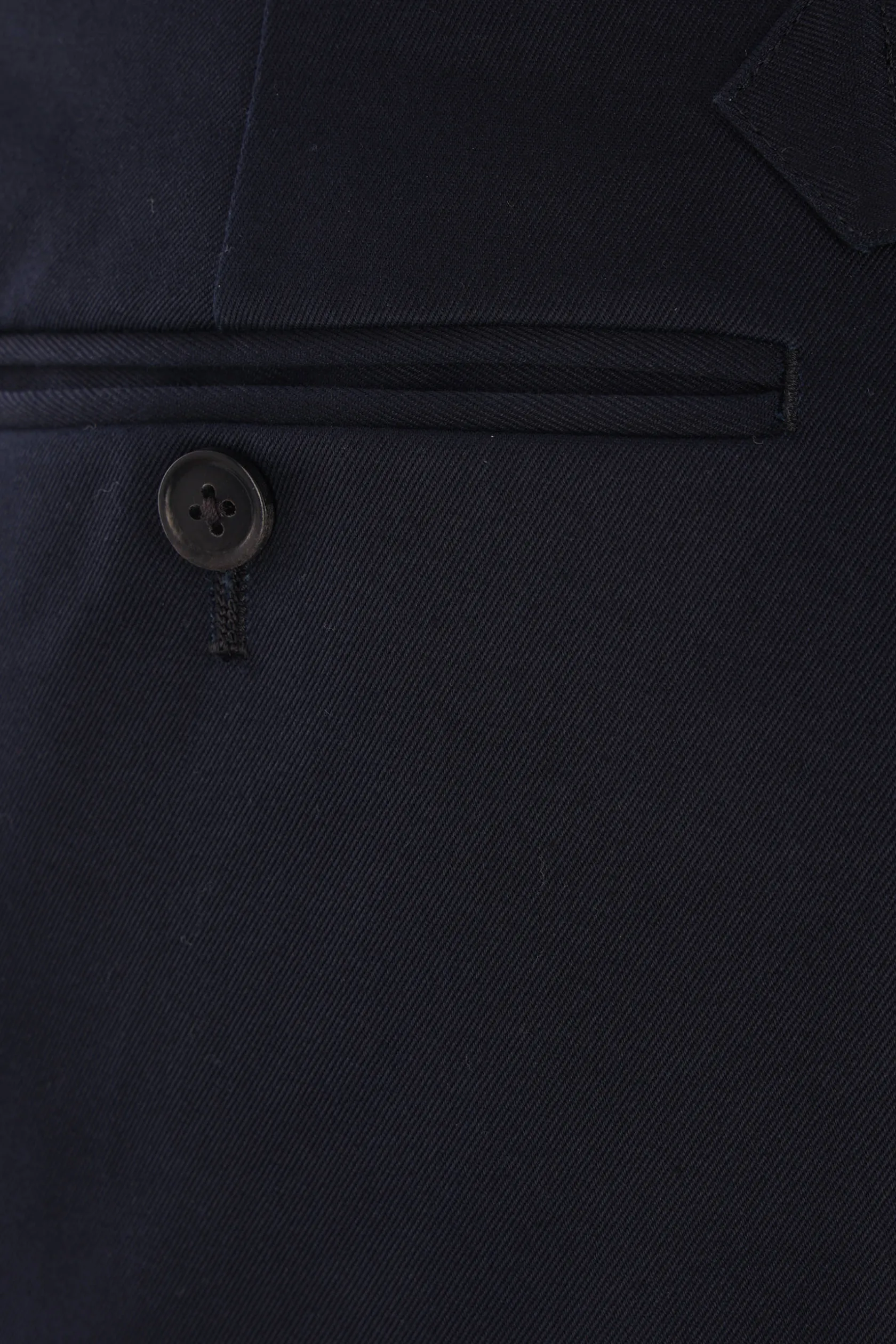 Pantaloni>J.PRESS pantalone chino in gabardine con risvolti Blu