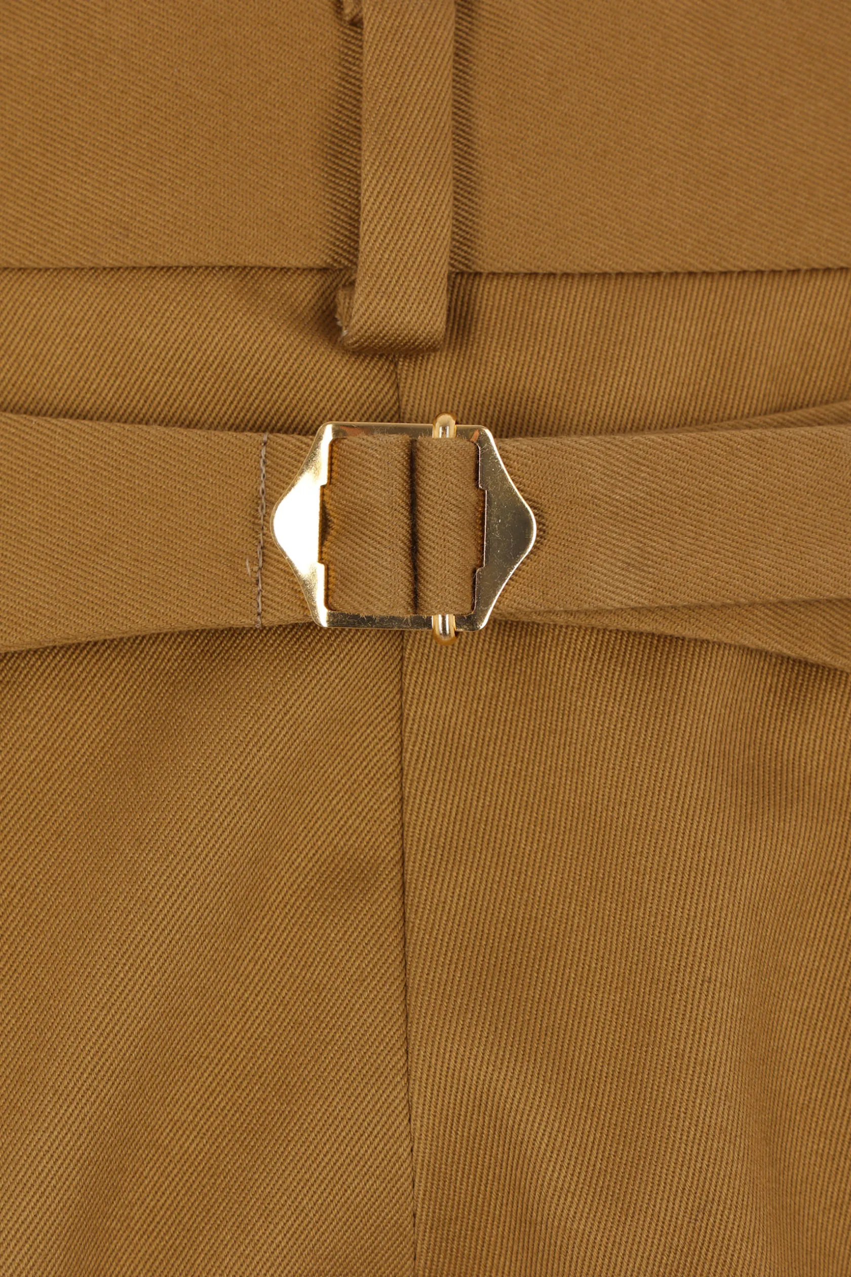 Pantaloni>J.PRESS pantalone chino in gabardine con risvolti Neutro