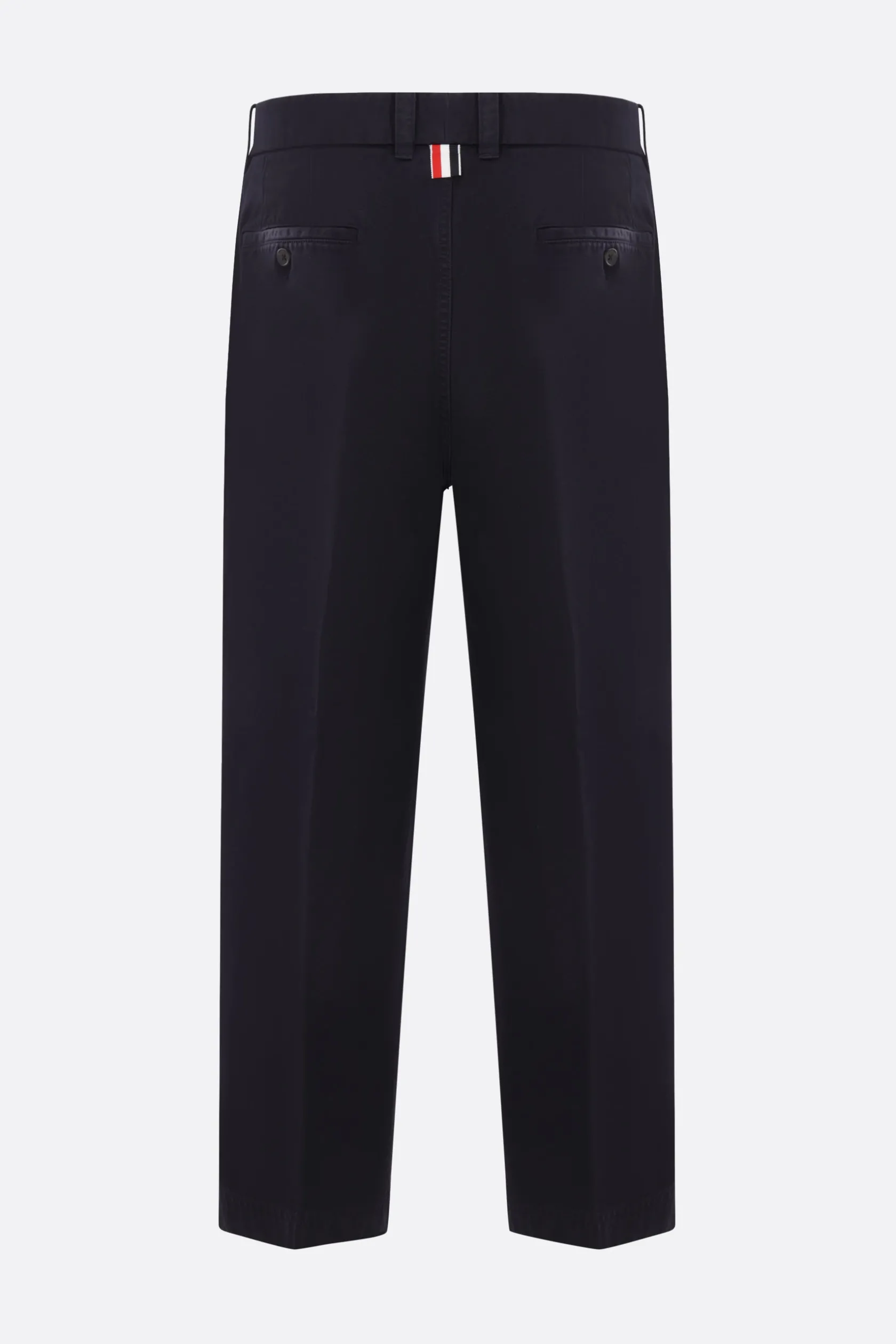 Pantaloni>THOM BROWNE pantalone chino in twill Blu