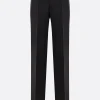 Pantaloni>MAISON MARGIELA pantalone con pinces in lana mohair Nero