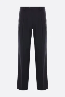 Pantaloni>AURALEE pantalone con pinces in lana Nero