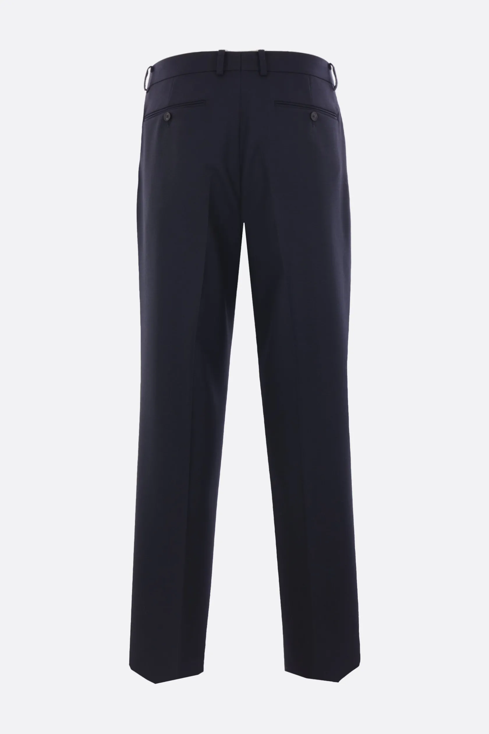 Pantaloni>AURALEE pantalone con pinces in lana mohair Blu