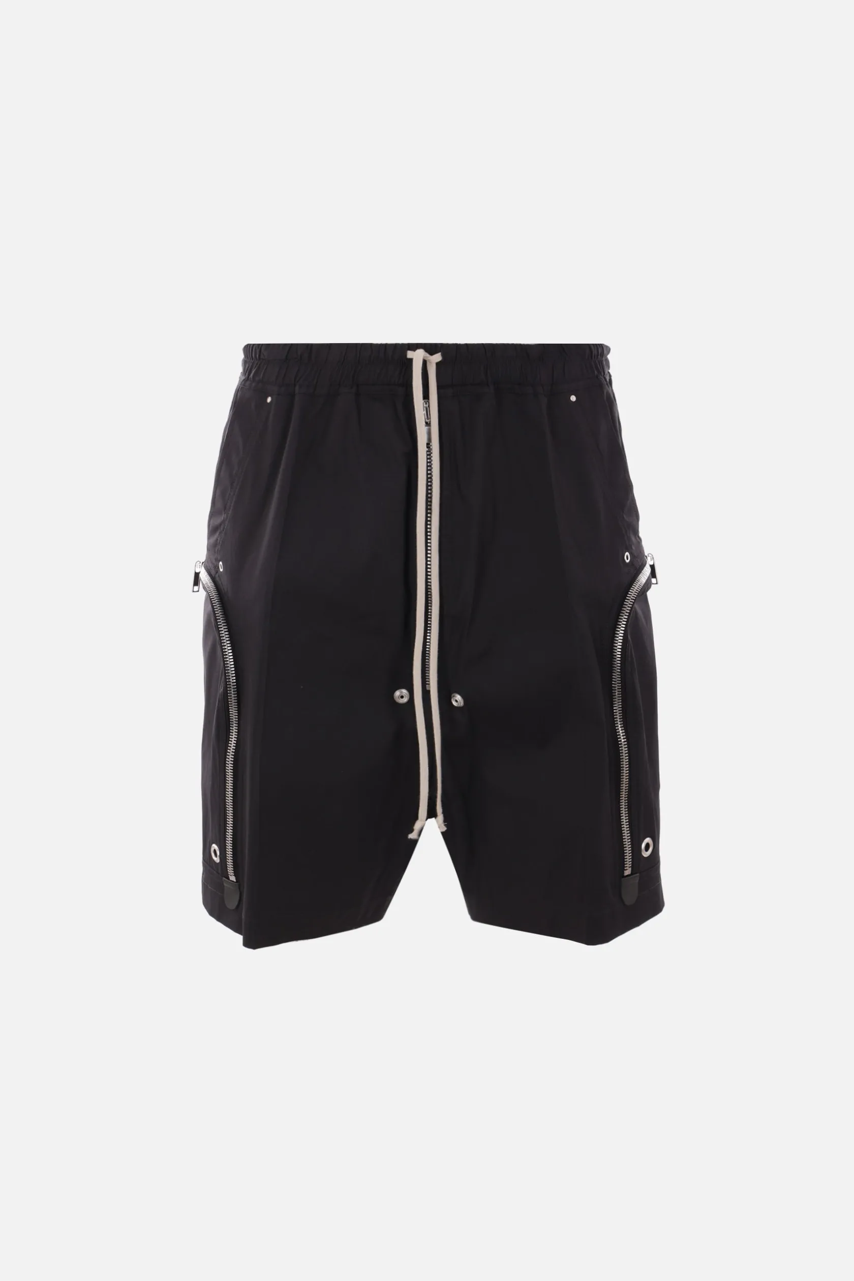 Pantaloni>RICK OWENS pantalone corto Bauhaus Bela in cotone stretch Nero