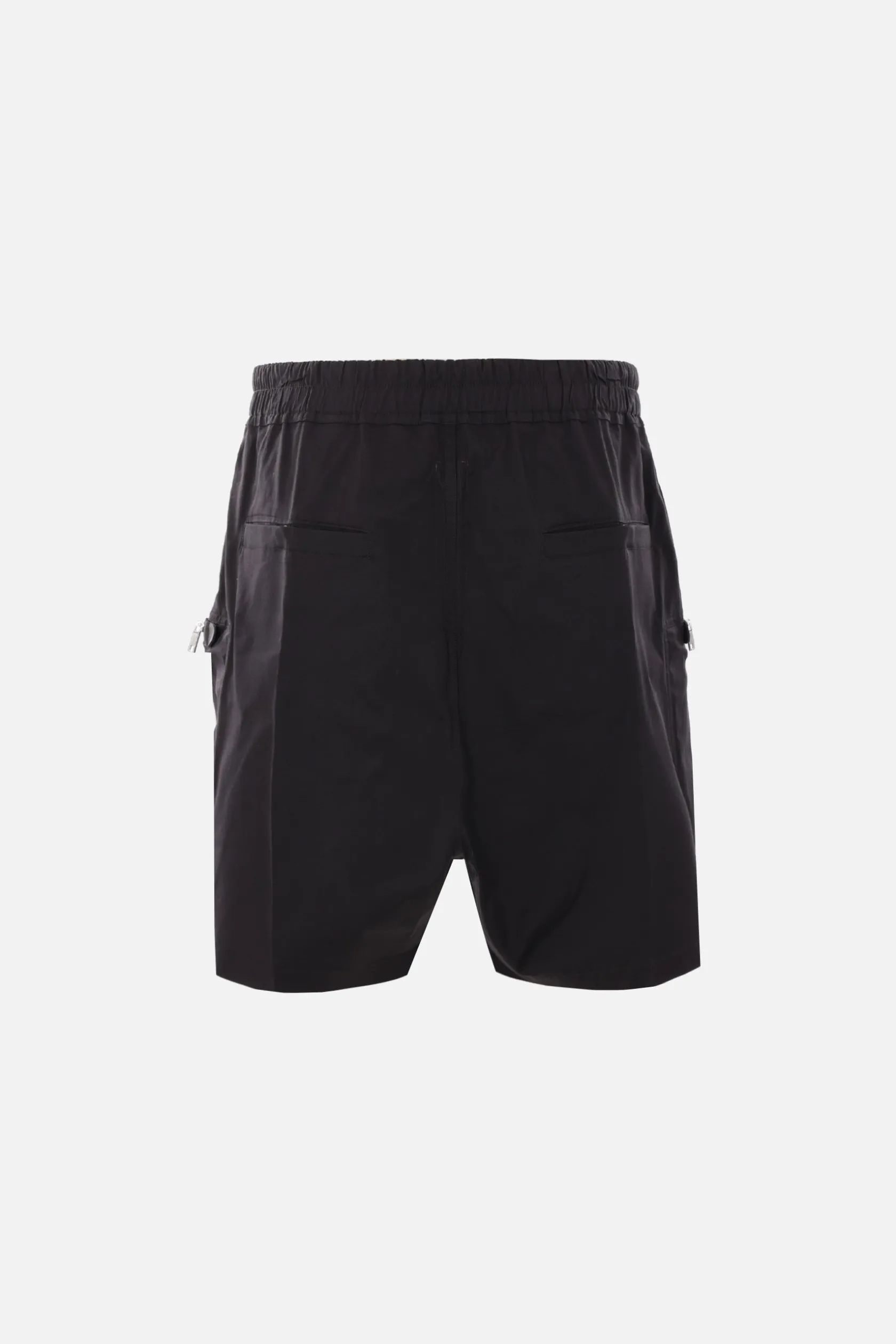 Pantaloni>RICK OWENS pantalone corto Bauhaus Bela in cotone stretch Nero