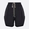 Pantaloni>RICK OWENS pantalone corto Boxers in raso Nero