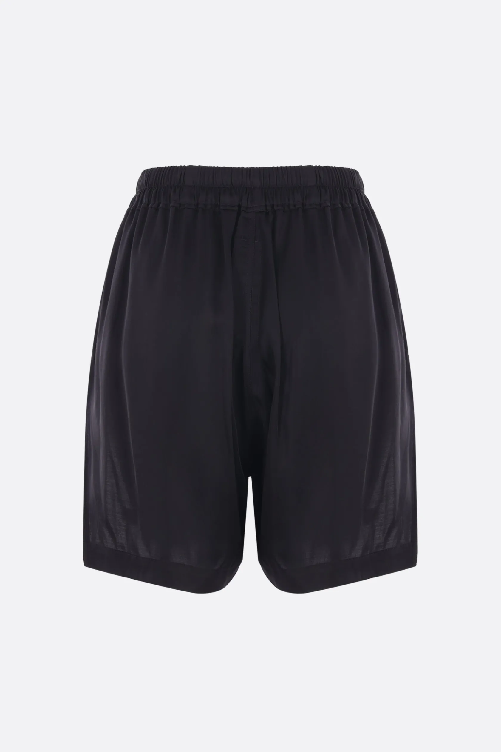 Pantaloni>RICK OWENS pantalone corto Boxers in raso Nero