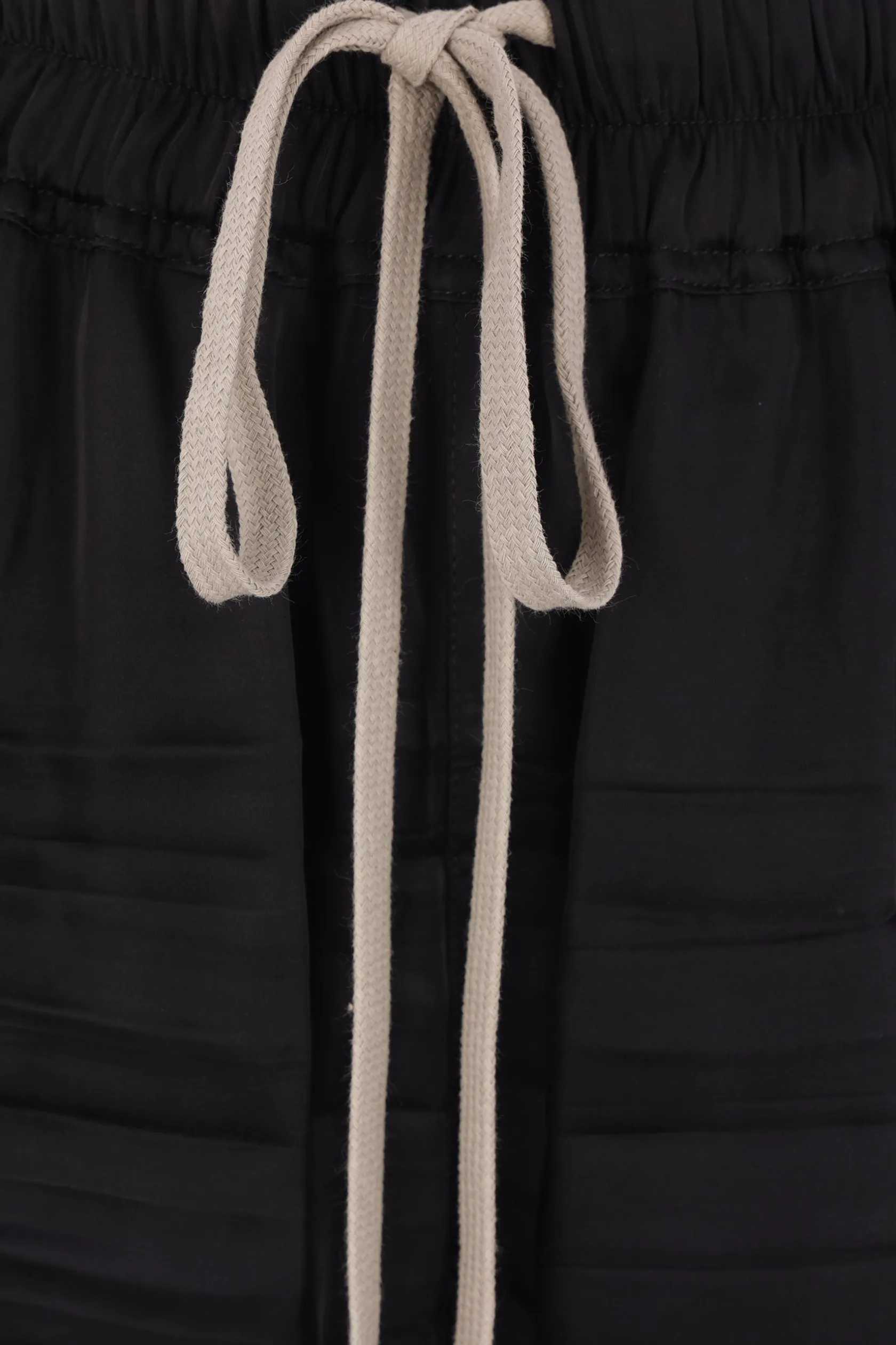Pantaloni>RICK OWENS pantalone corto Boxers in raso Nero