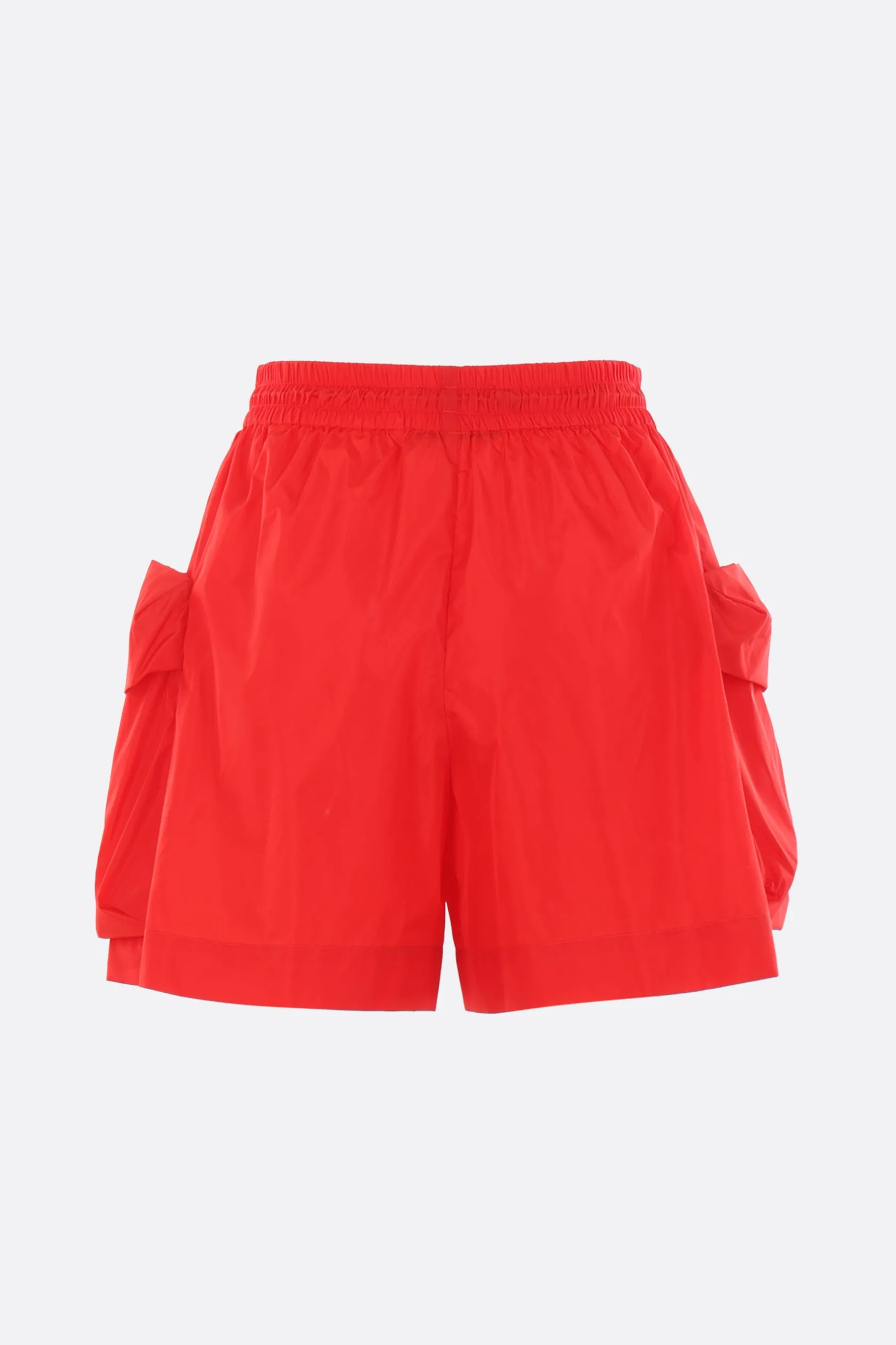 Pantaloni>SIMONE ROCHA pantalone corto cargo in nylon Rosso