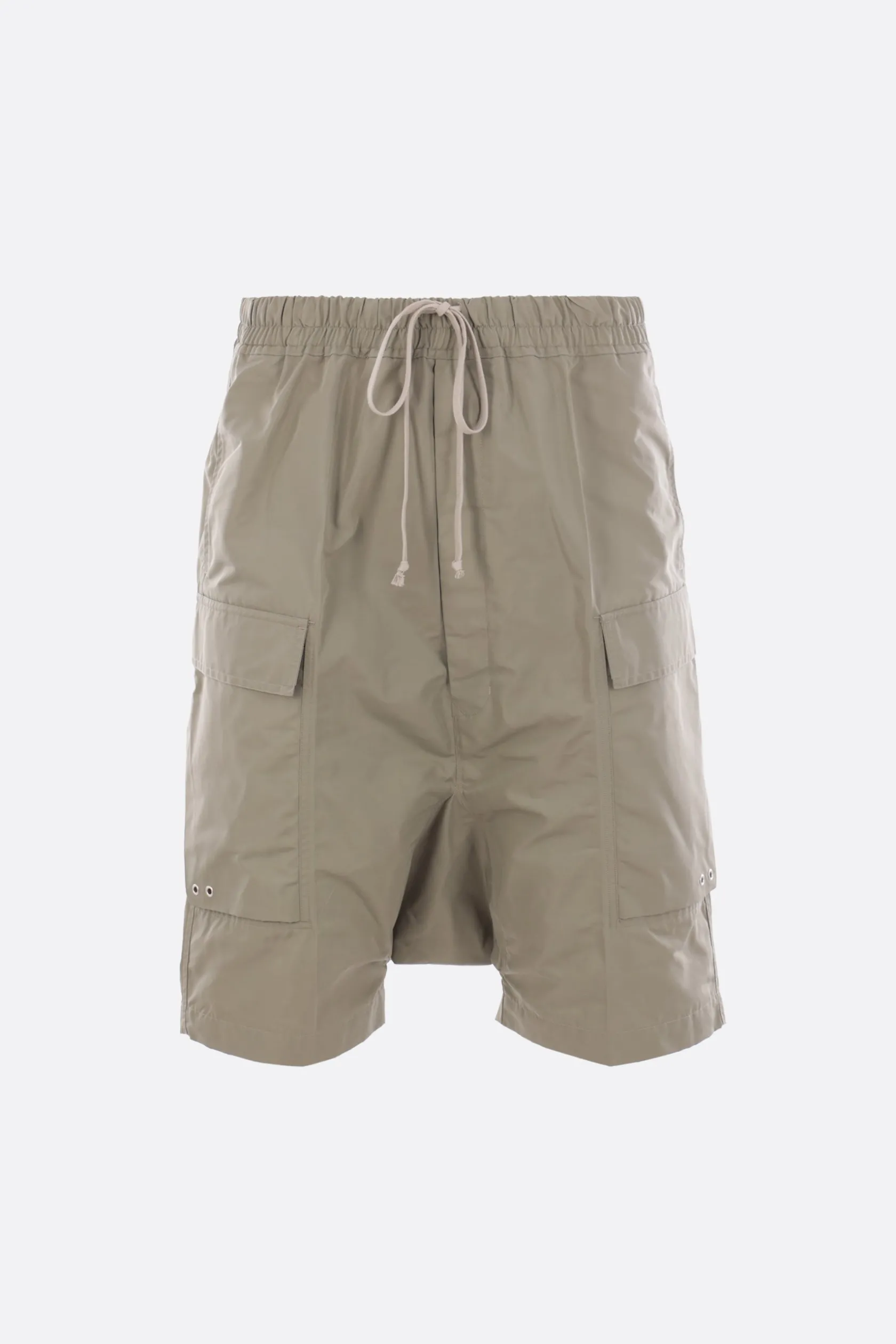 Pantaloni>RICK OWENS pantalone corto Cargo Pods in nylon Verde