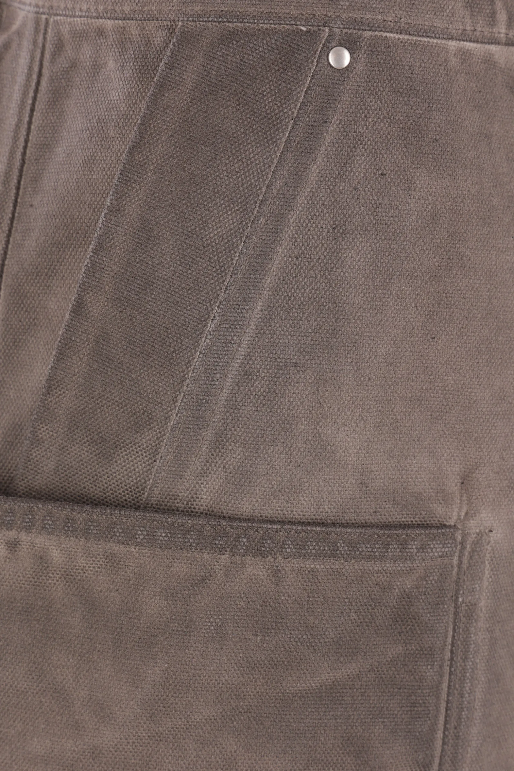 Pantaloni>RICK OWENS DRKSHDW pantalone corto cargo Stefan in canvas Grigio