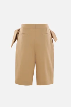 Pantaloni>ZOMER pantalone corto Clair in canvas Marrone