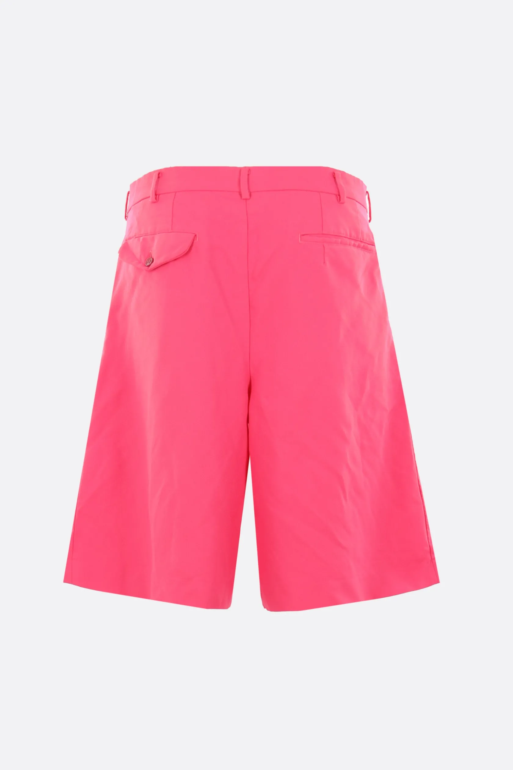 Pantaloni>COMME DES GARÇONS HOMME PLUS pantalone corto con pinces in drill Rosa
