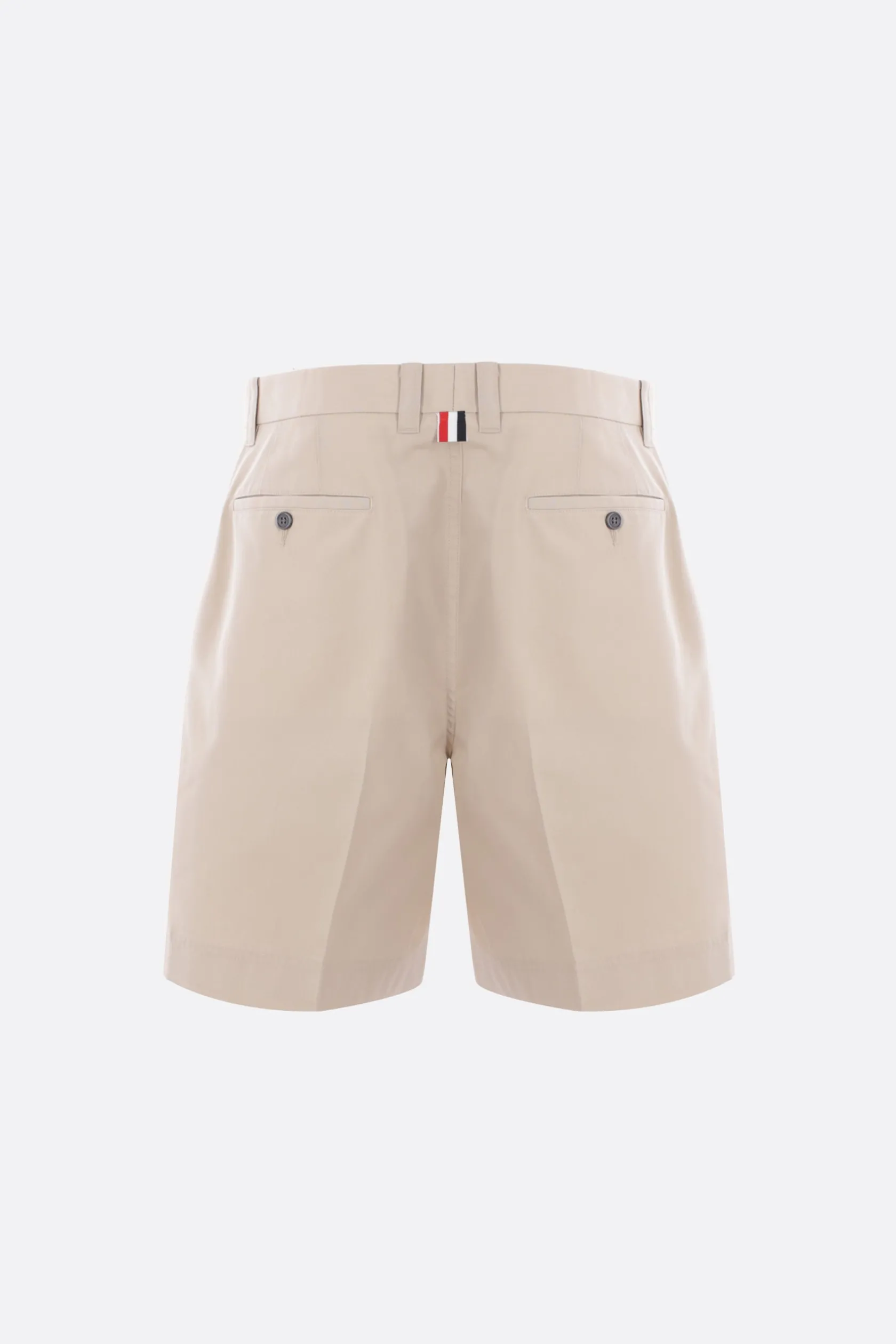 Pantaloni>THOM BROWNE pantalone corto in cotone tecnico Marrone